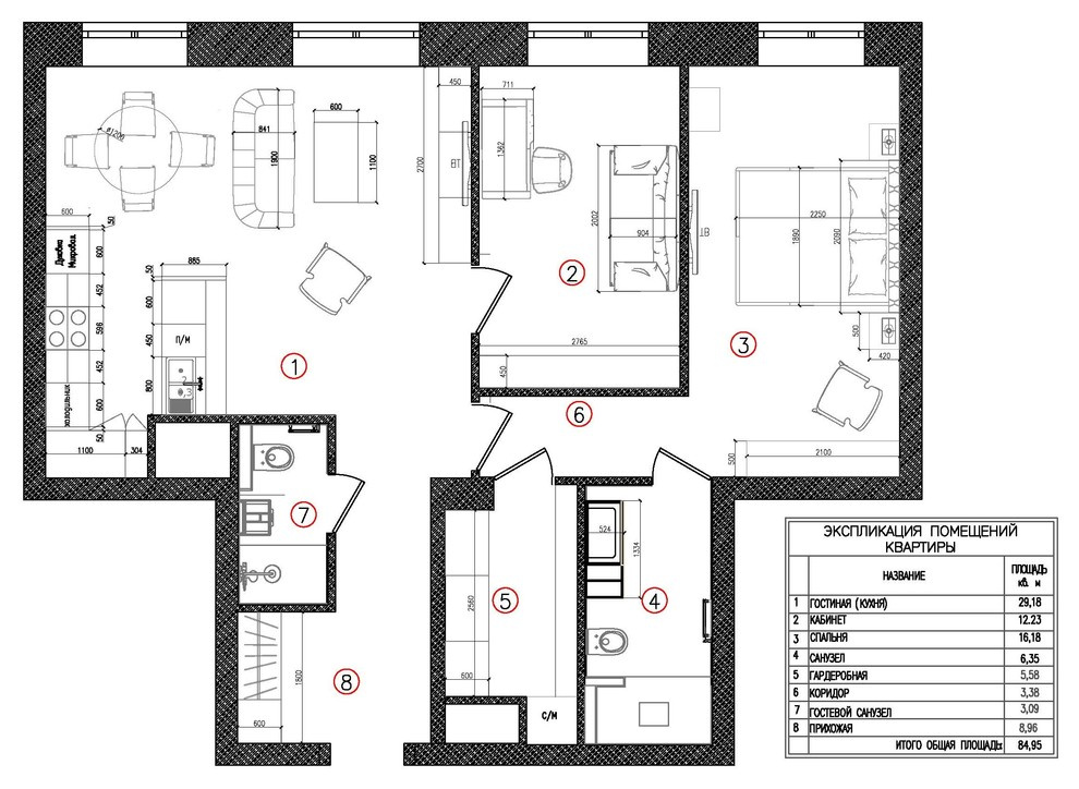 Houzz тур: Квартира в Заречье с видом на лес