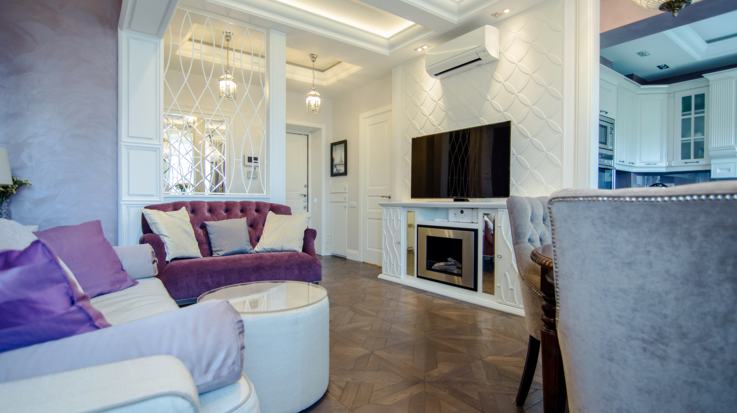 Houzz тур: Ажурный «иней» в московской сталинке