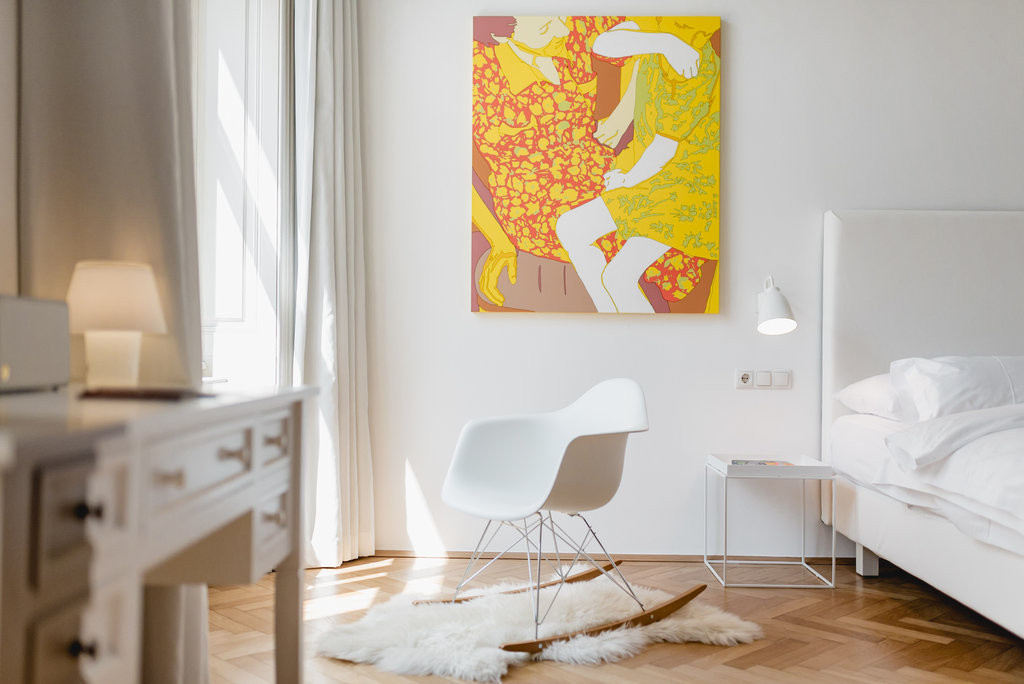 Подсмотрено в отеле: Живопись как центральная тема интерьера