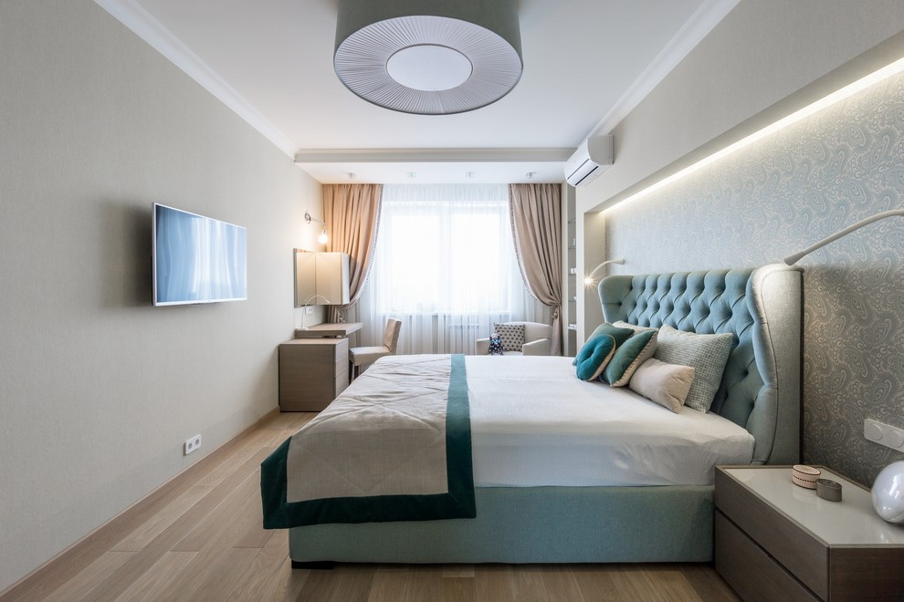 Houzz тур: Квартира в оттенках синего для влюбленных в море