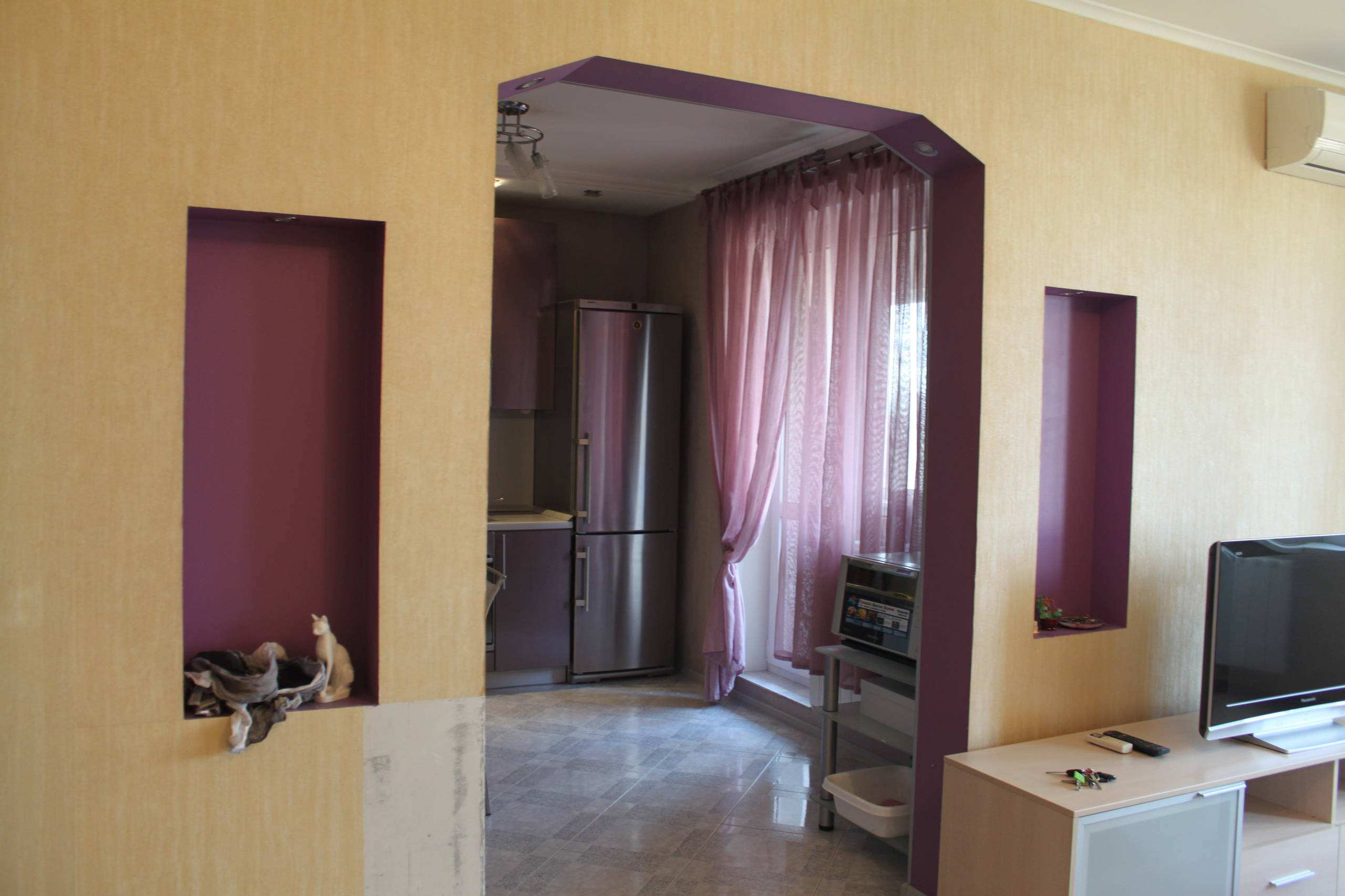 До и после: Маленькая квартира с кухней «в кармане»