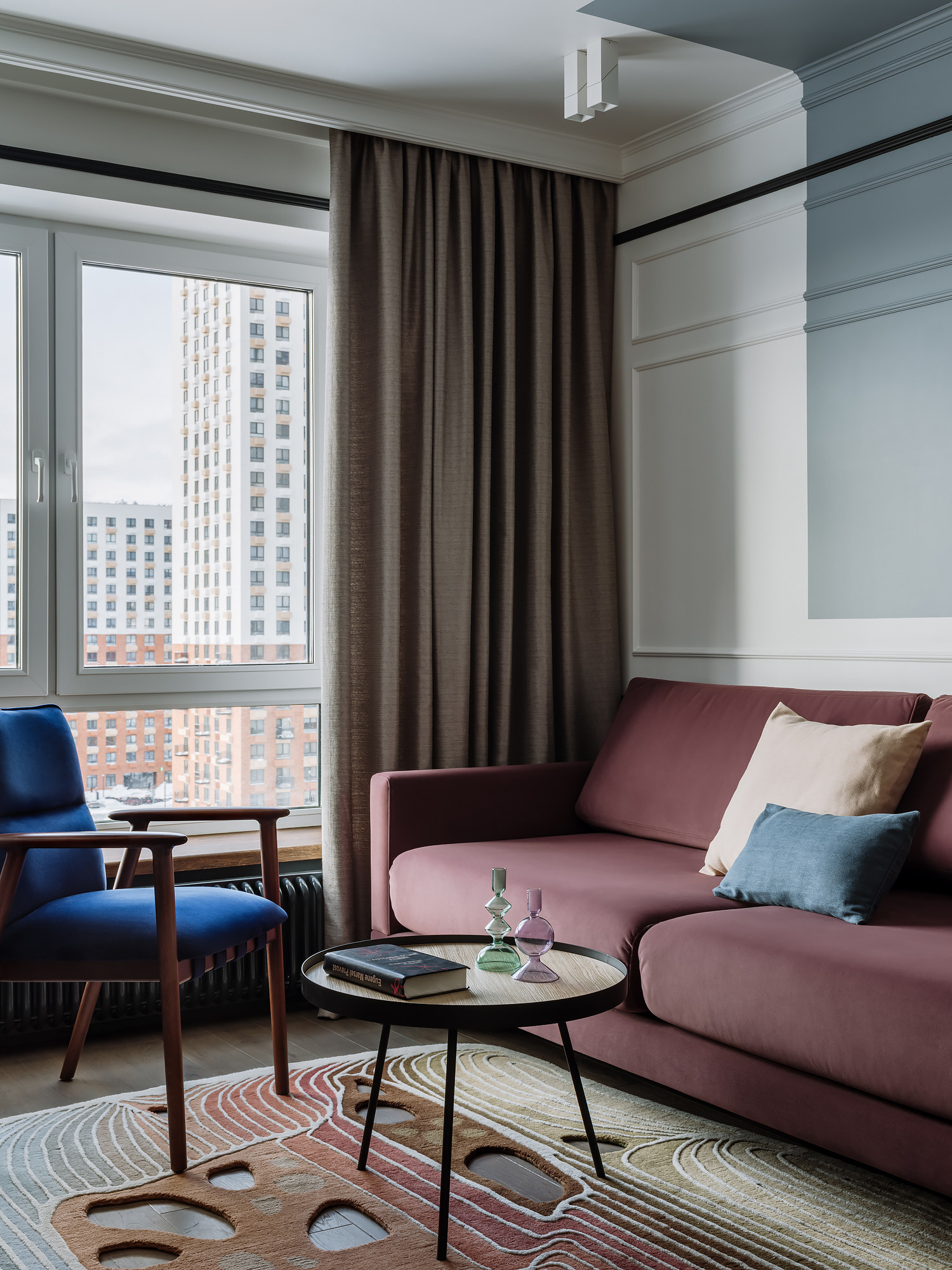 Проект недели: Кухня-гостиная в маленькой евродвушке