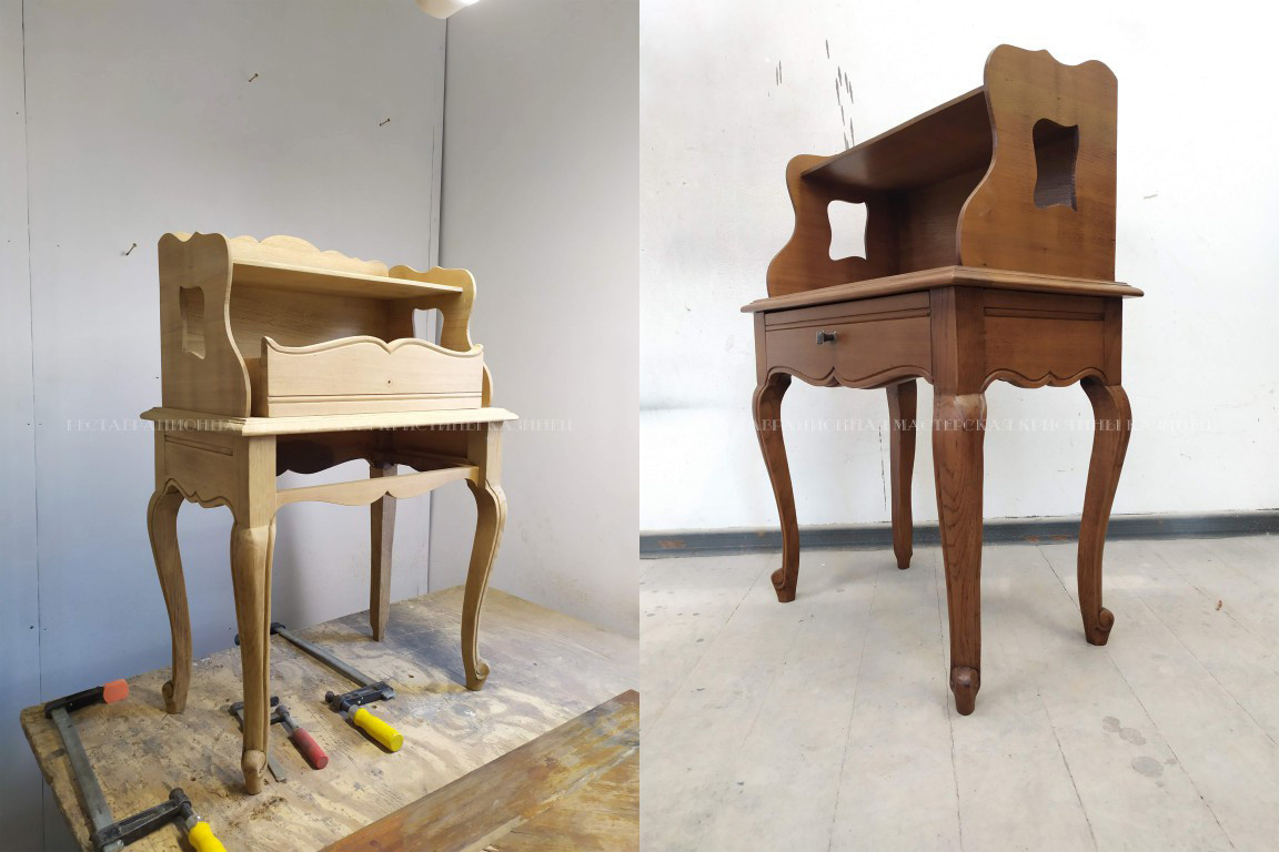 Смета и сроки: 212 000 ₽ и 13 недель на перекраску старой мебели