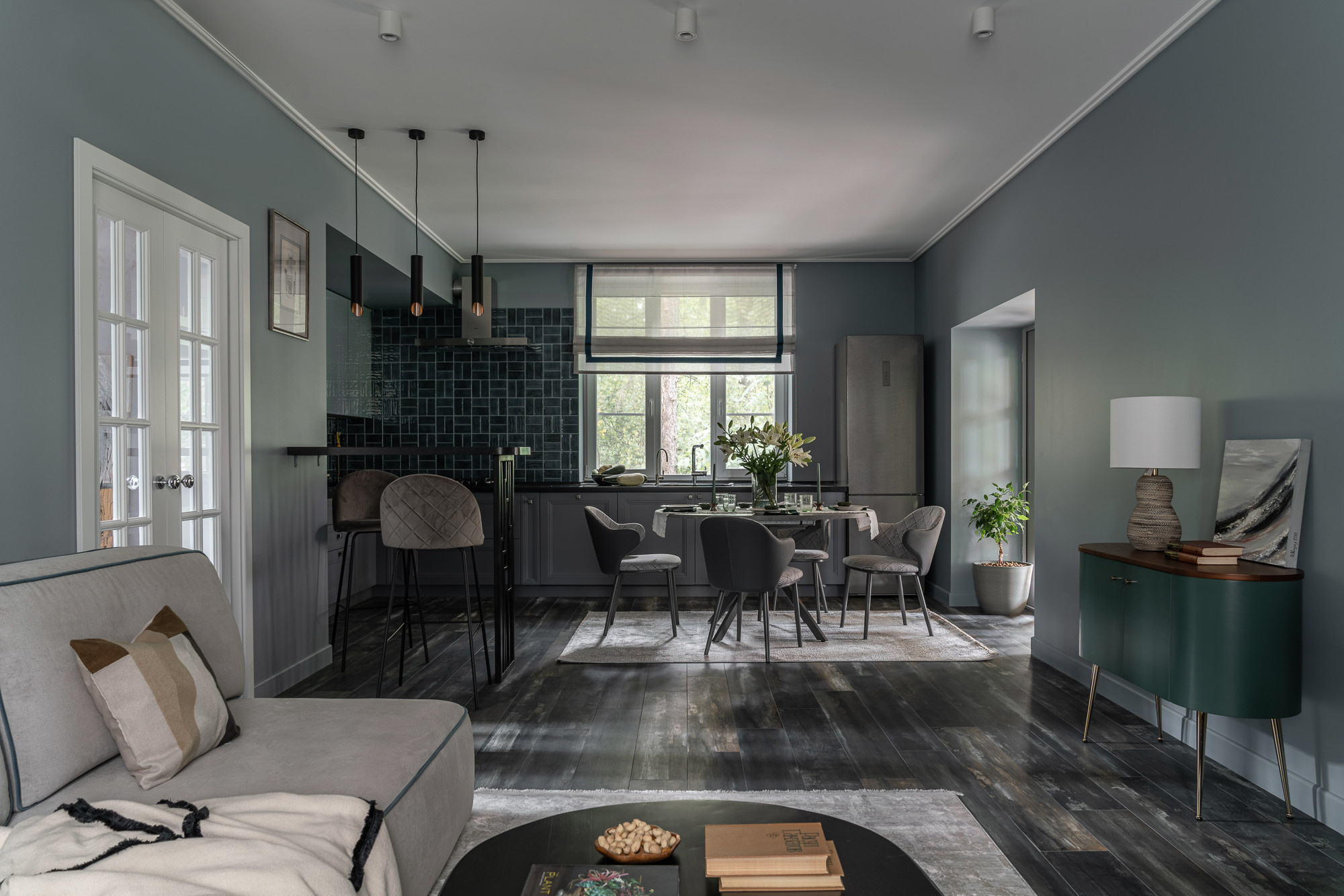 Houzz тур: Загородный дом для семьи врачей