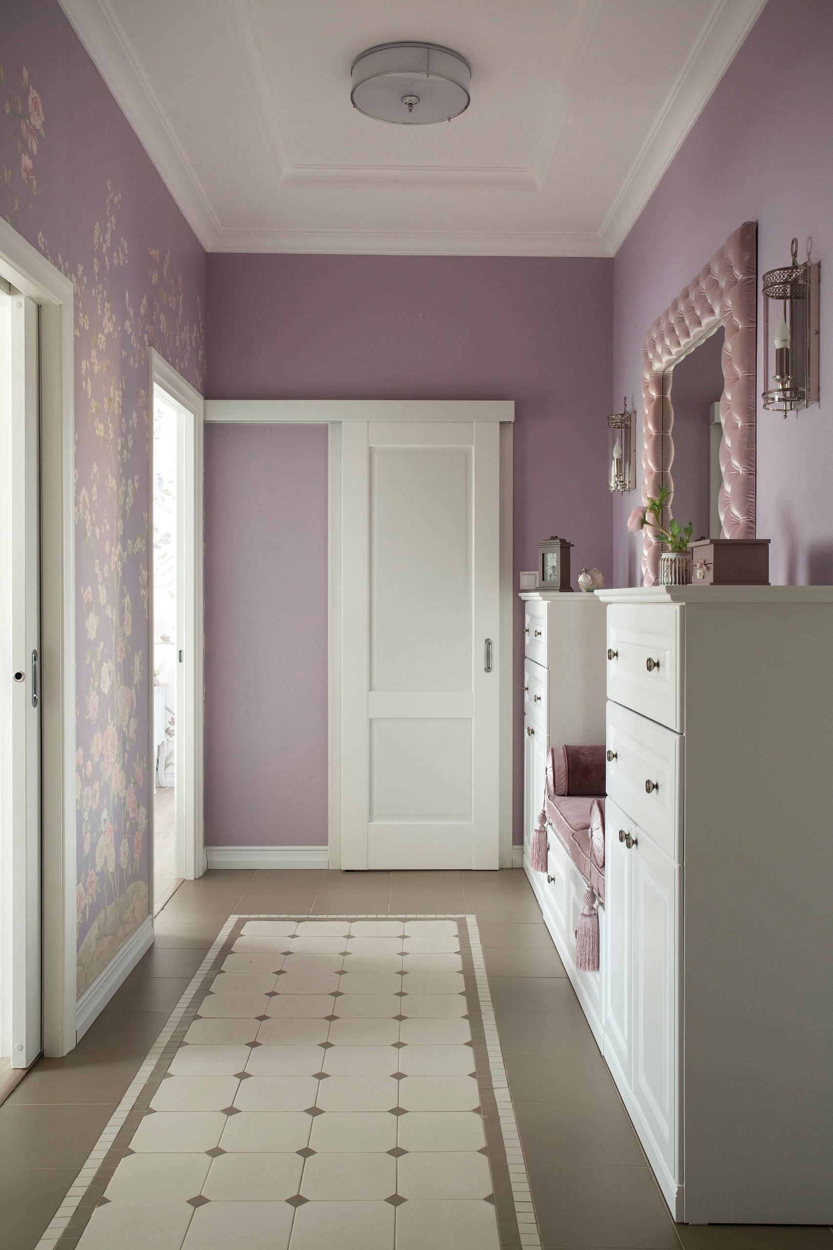 В гостях: Квартира в цветочных оттенках для молодой семьи