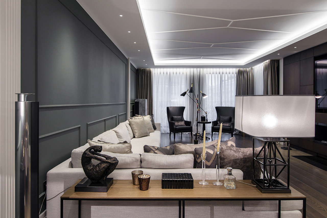 Houzz Британия: Квартира в Лондоне для русских заказчиков