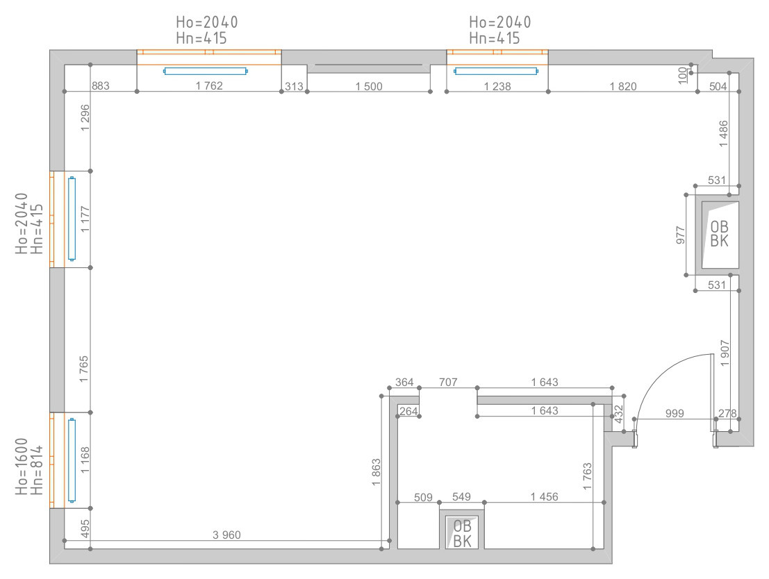 Поиск планировки: 4 плана + финал для апартаментов под сдачу