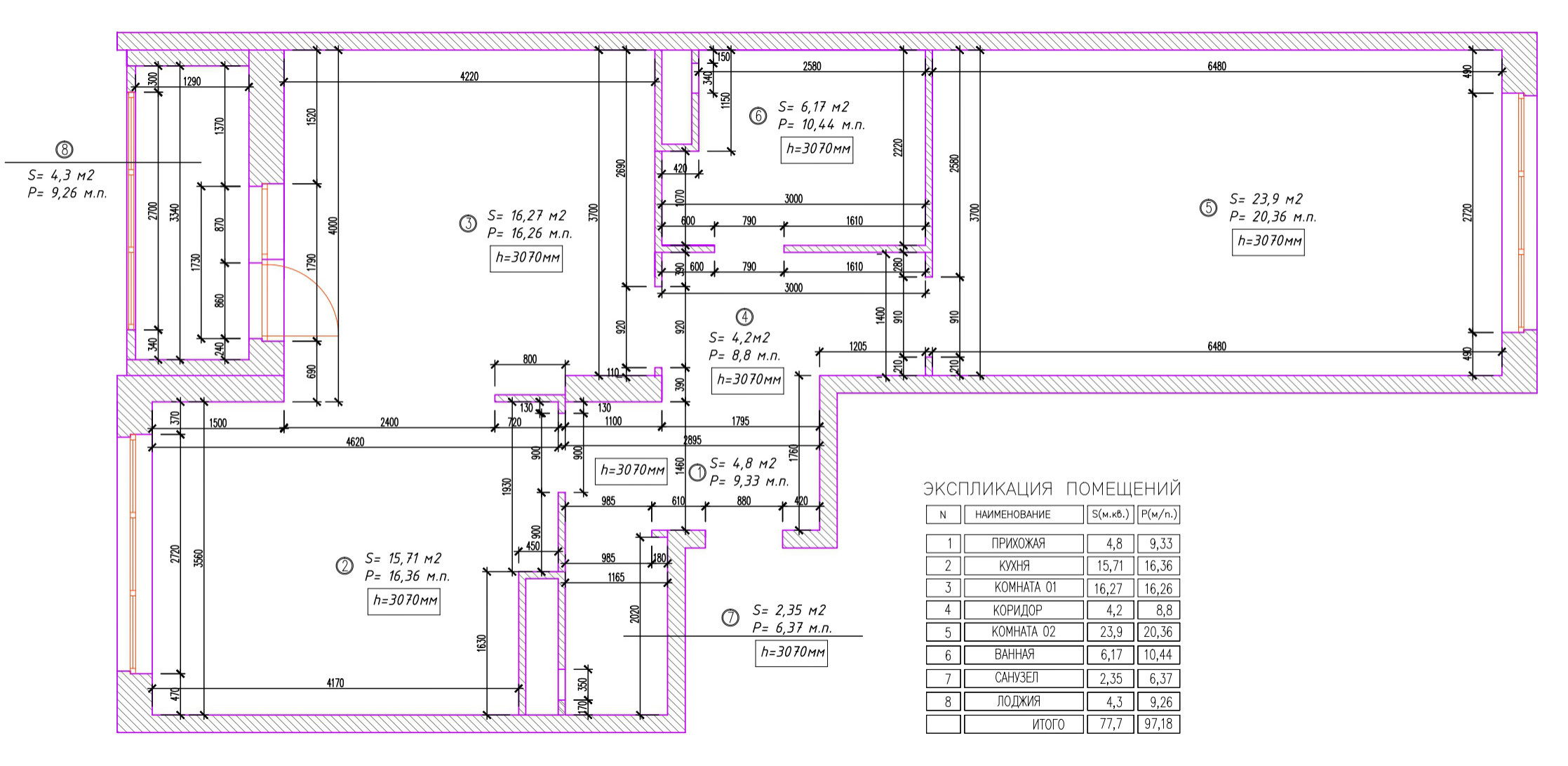 Поиск планировки: 2 варианта + финал — из «двушки» в «евротрешку»