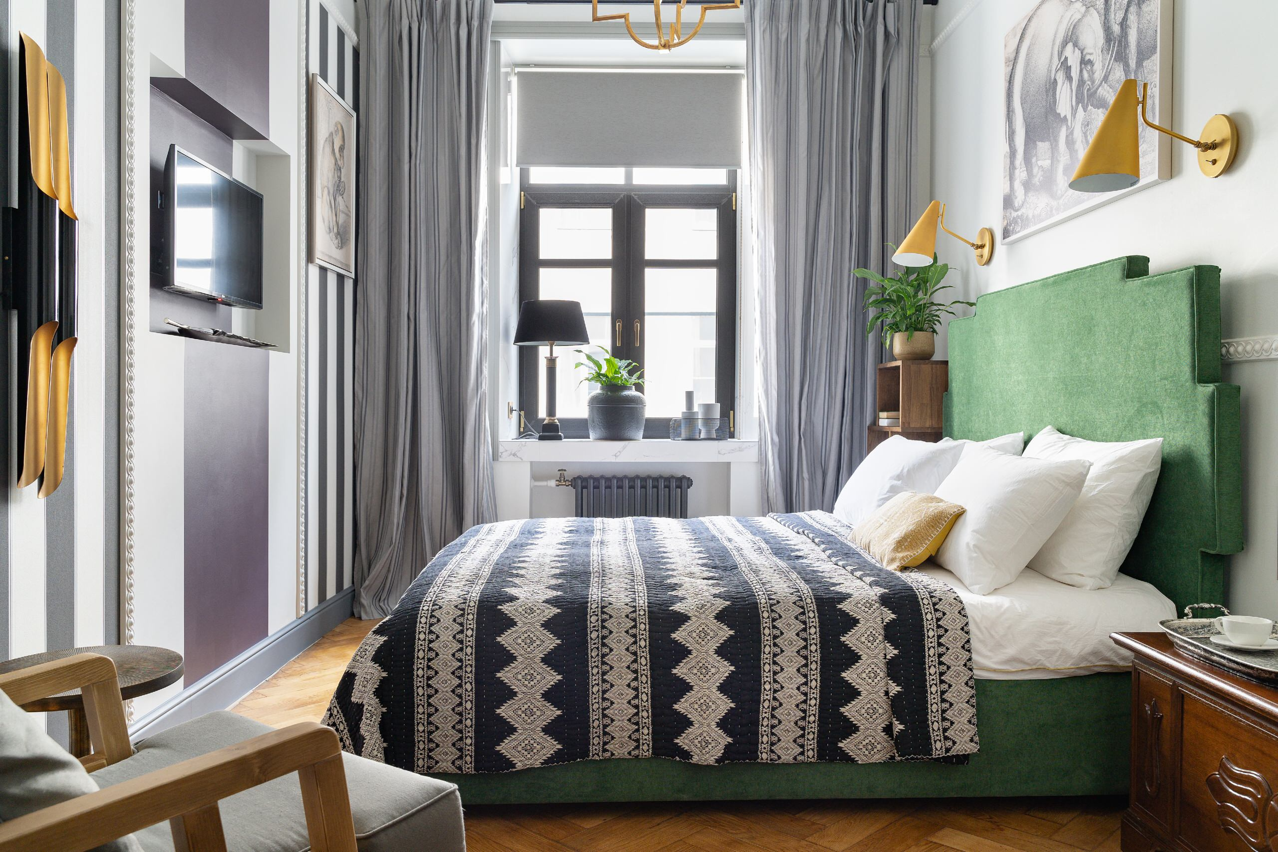 Houzz тур: Арт-квартира в Петербурге для временных визитов