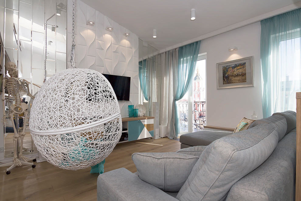 Houzz тур: Двухъярусная мансарда в центре Москвы