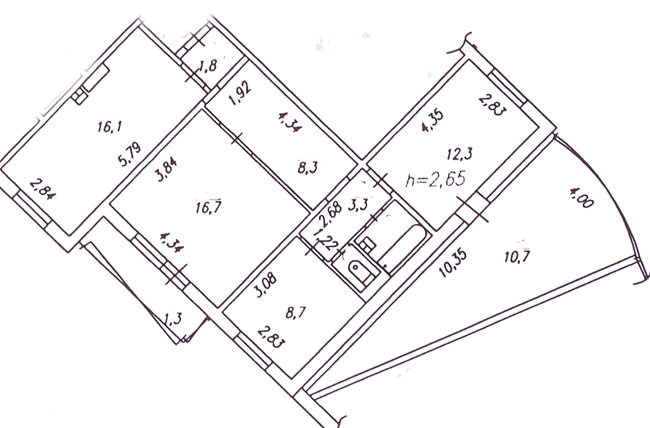 Планировка: варианты для трехкомнатных квартир в доме серии 111-97