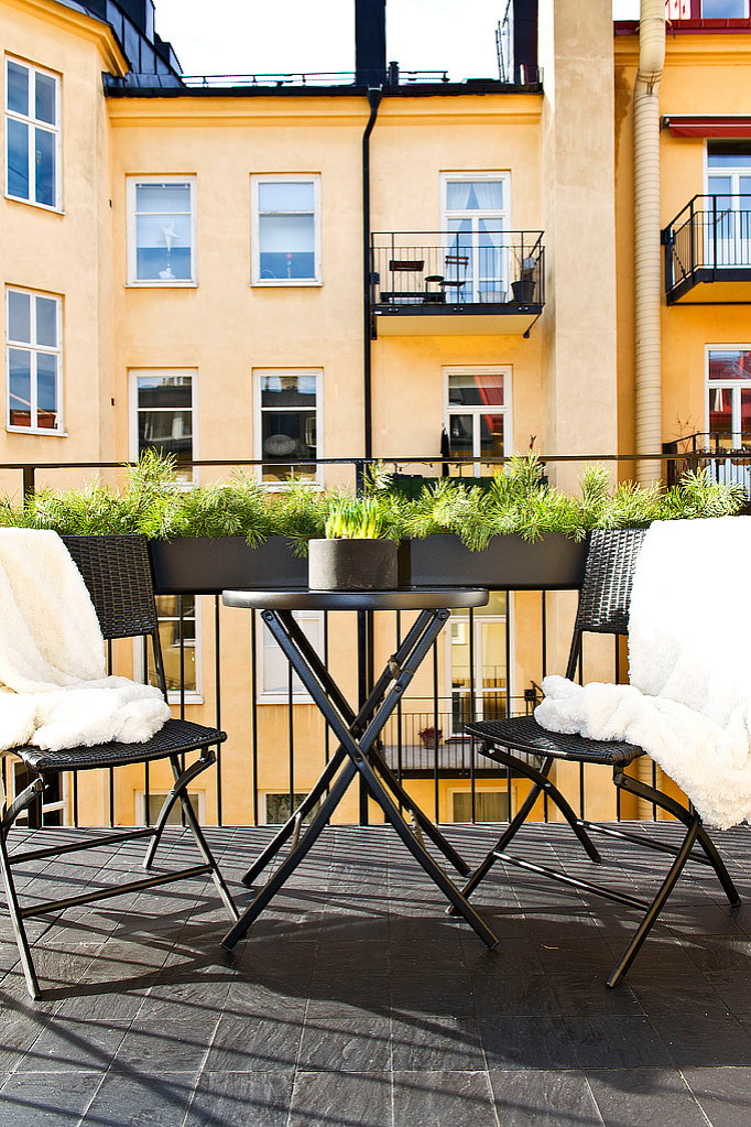 Фотоохота: 86 дизайн-идей для небольшого открытого балкончика