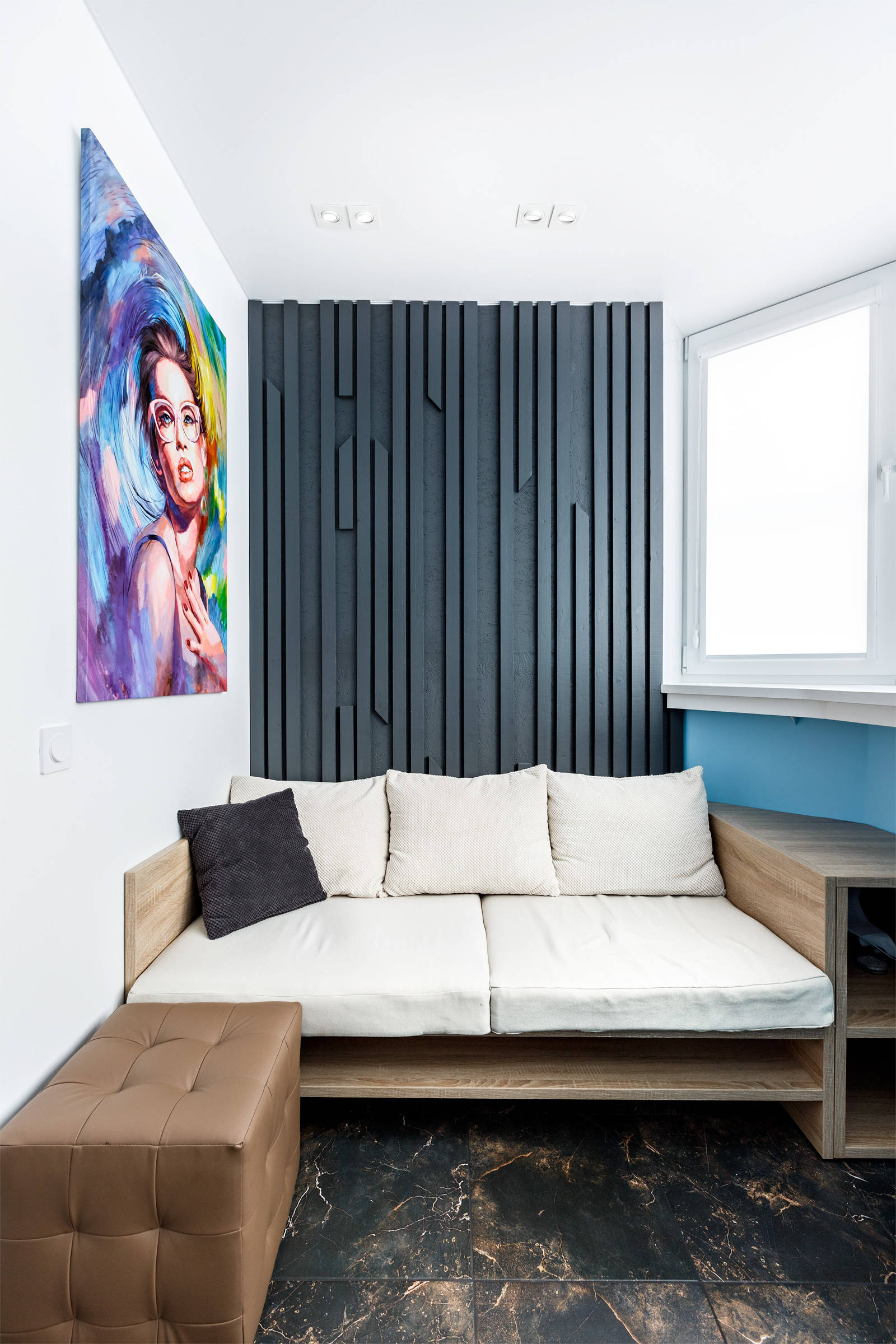 Houzz тур: «Однушка» в Серпухове с выделенной спальней