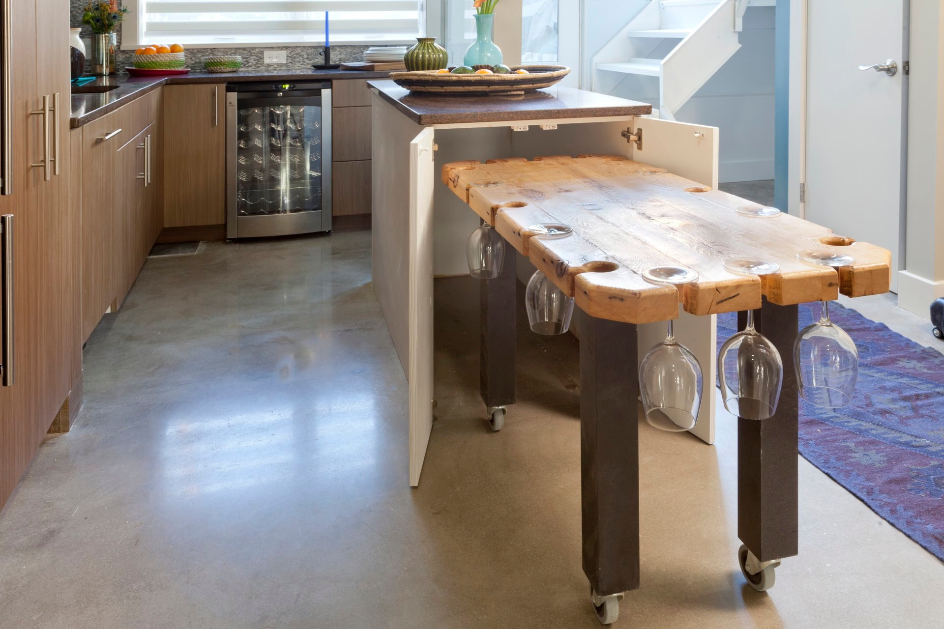 Кухни: 21 раскладной стол — до и после трансформации