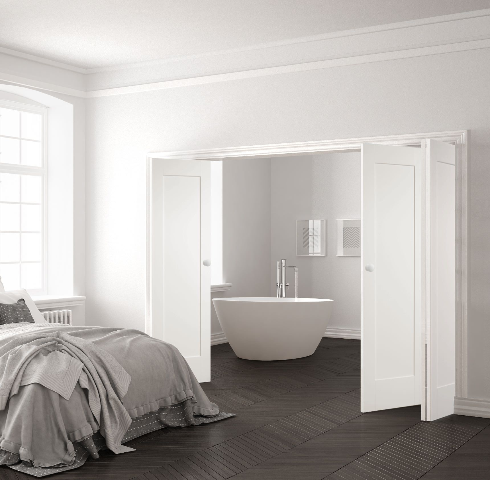 Нестандартная дверь в ванную комнату: Идеи, которые преобразят санузел