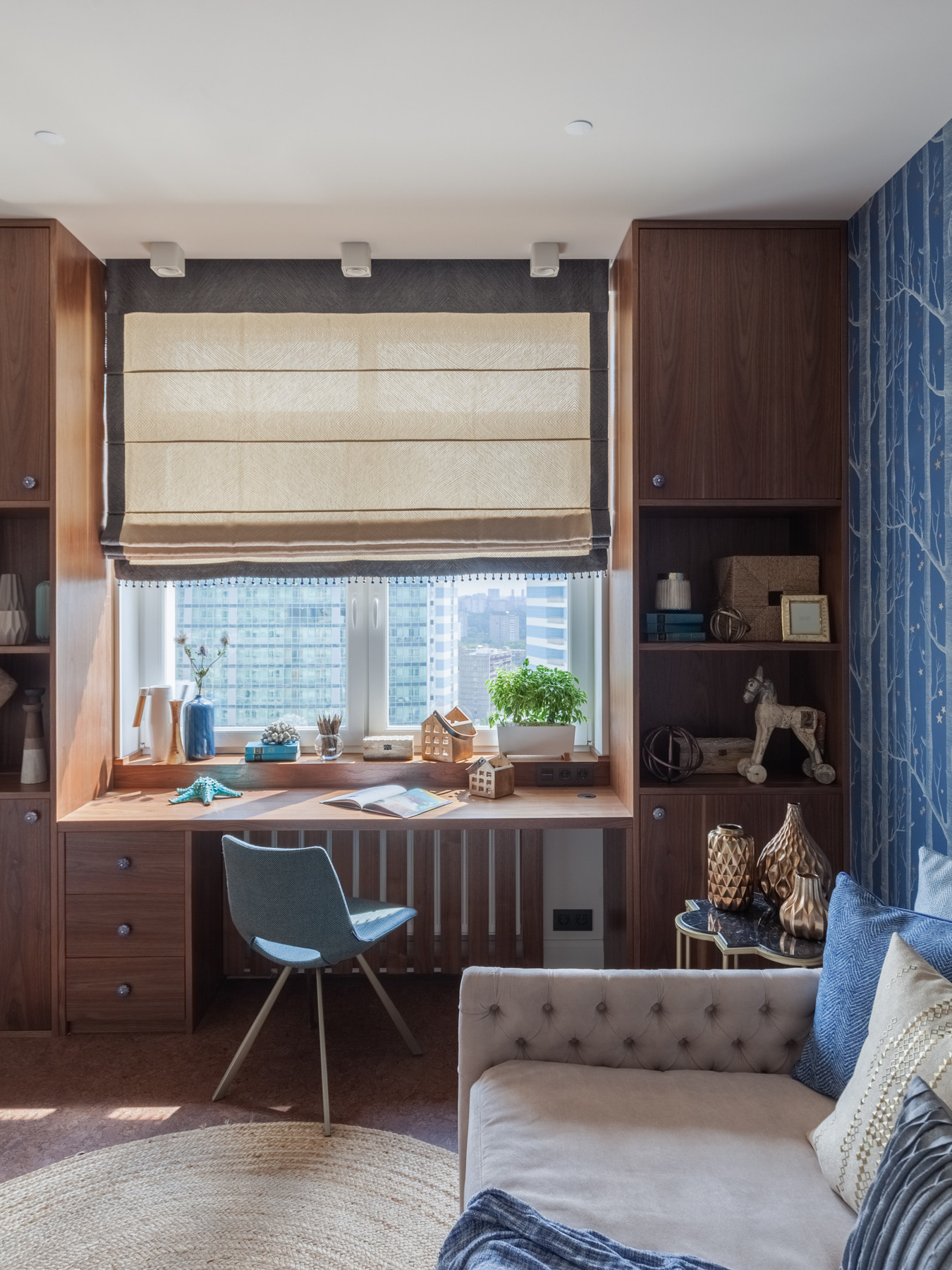 В гостях: Квартира со скошенными стенами на Речном