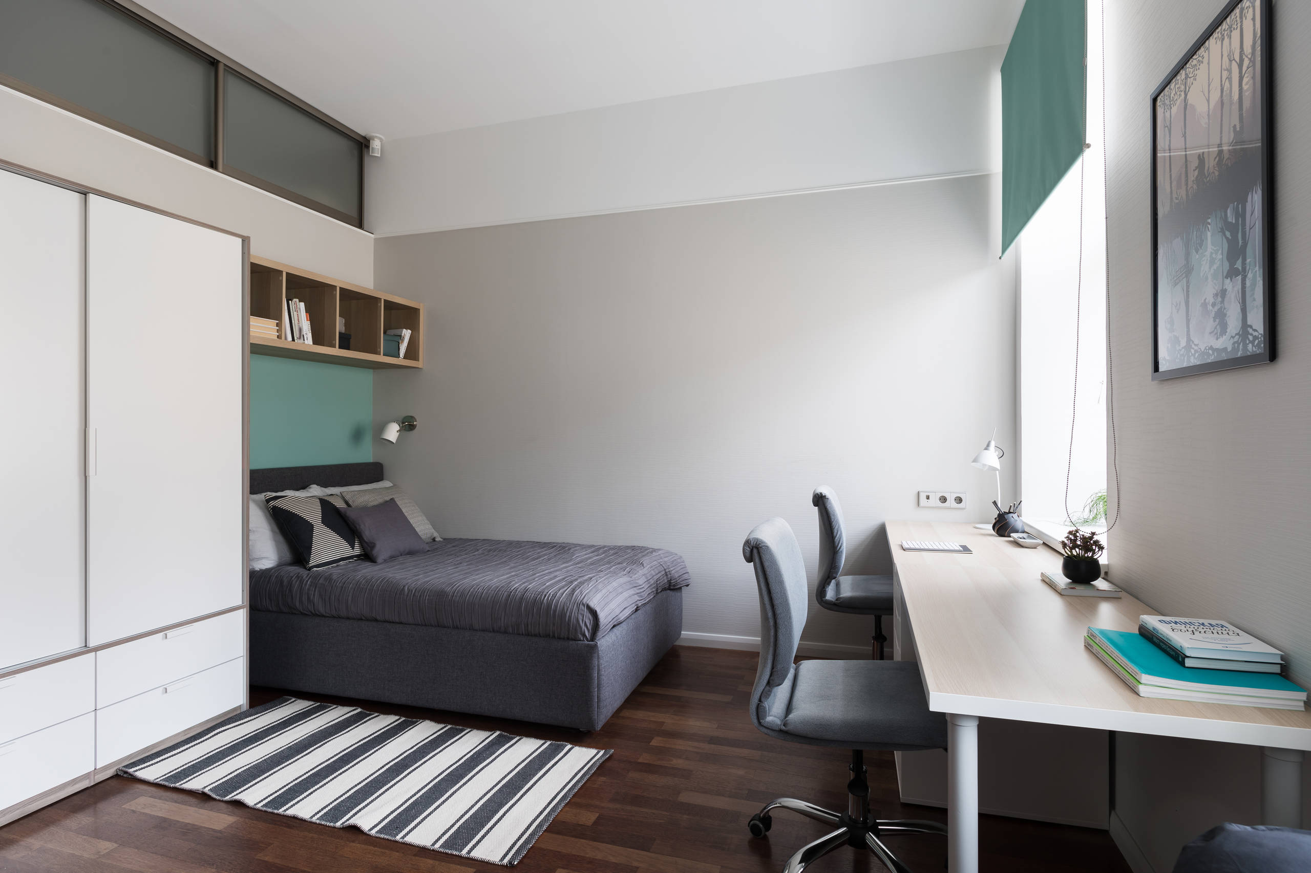 Есть решение: Куда поставить кровать в детской