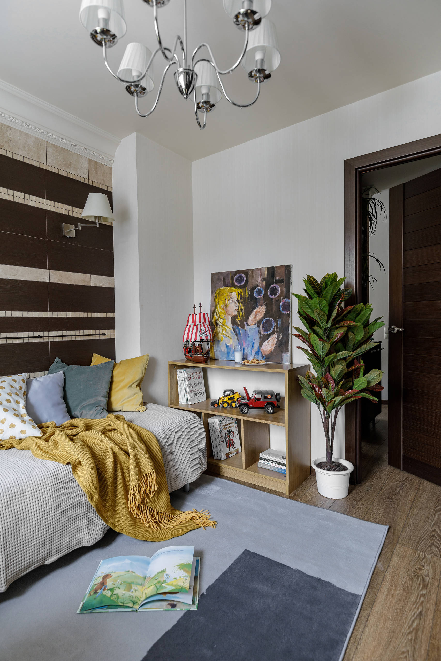 В гостях: Из «двушки» — «трешка» 43 кв.м для сестры дизайнера