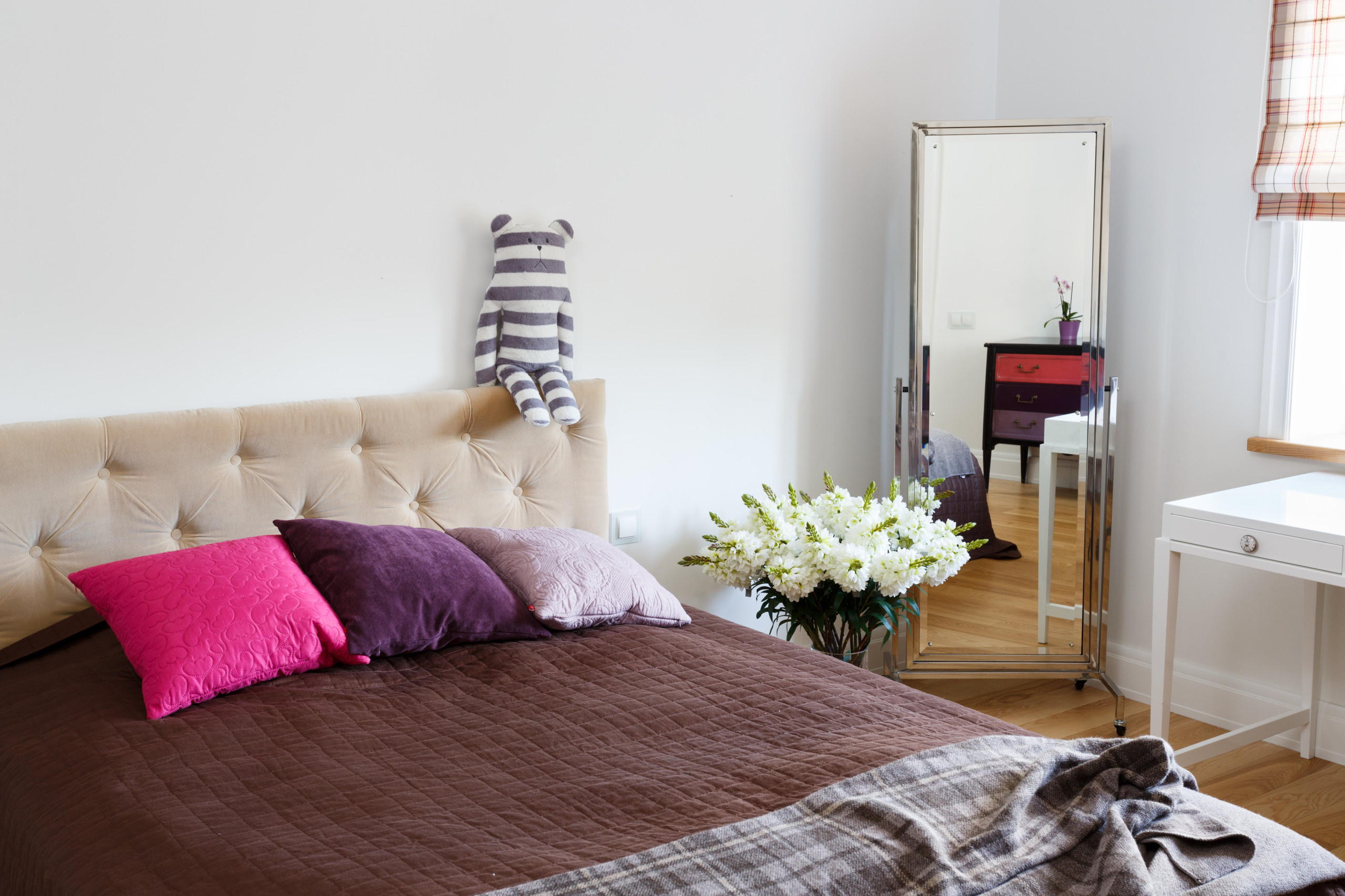 Houzz тур: Бирюзовая волна на сером песке в квартире в Калининграде