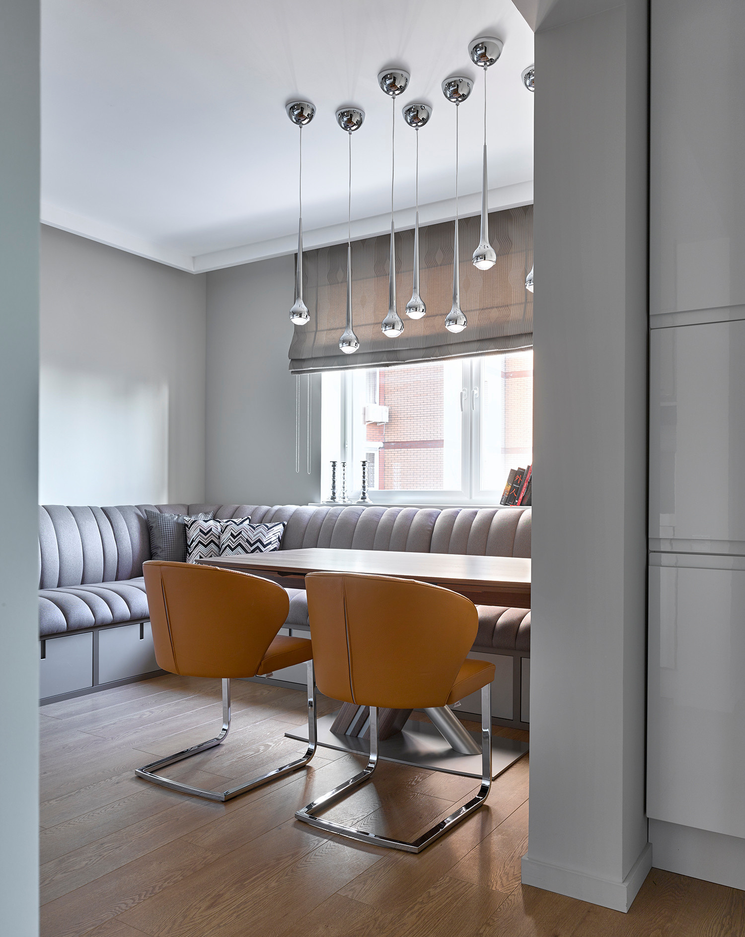 Houzz тур: Квартира со скандинавским дизайном и треугольными узорами