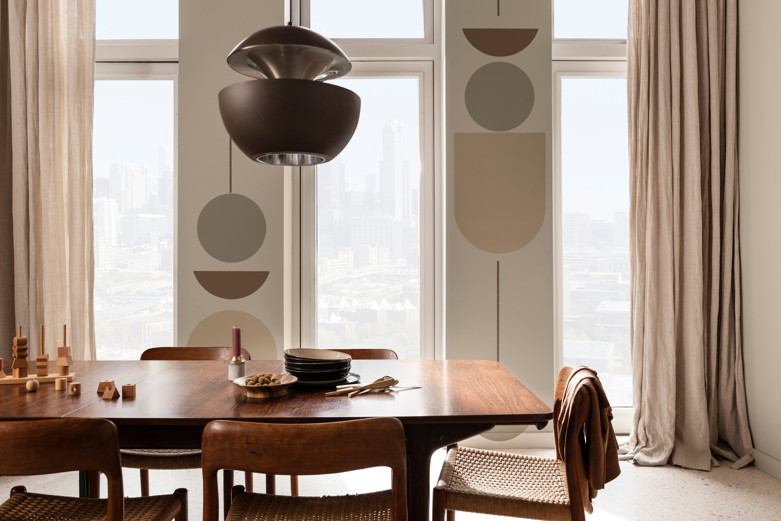 Просто фото: Пятно цвета на стене