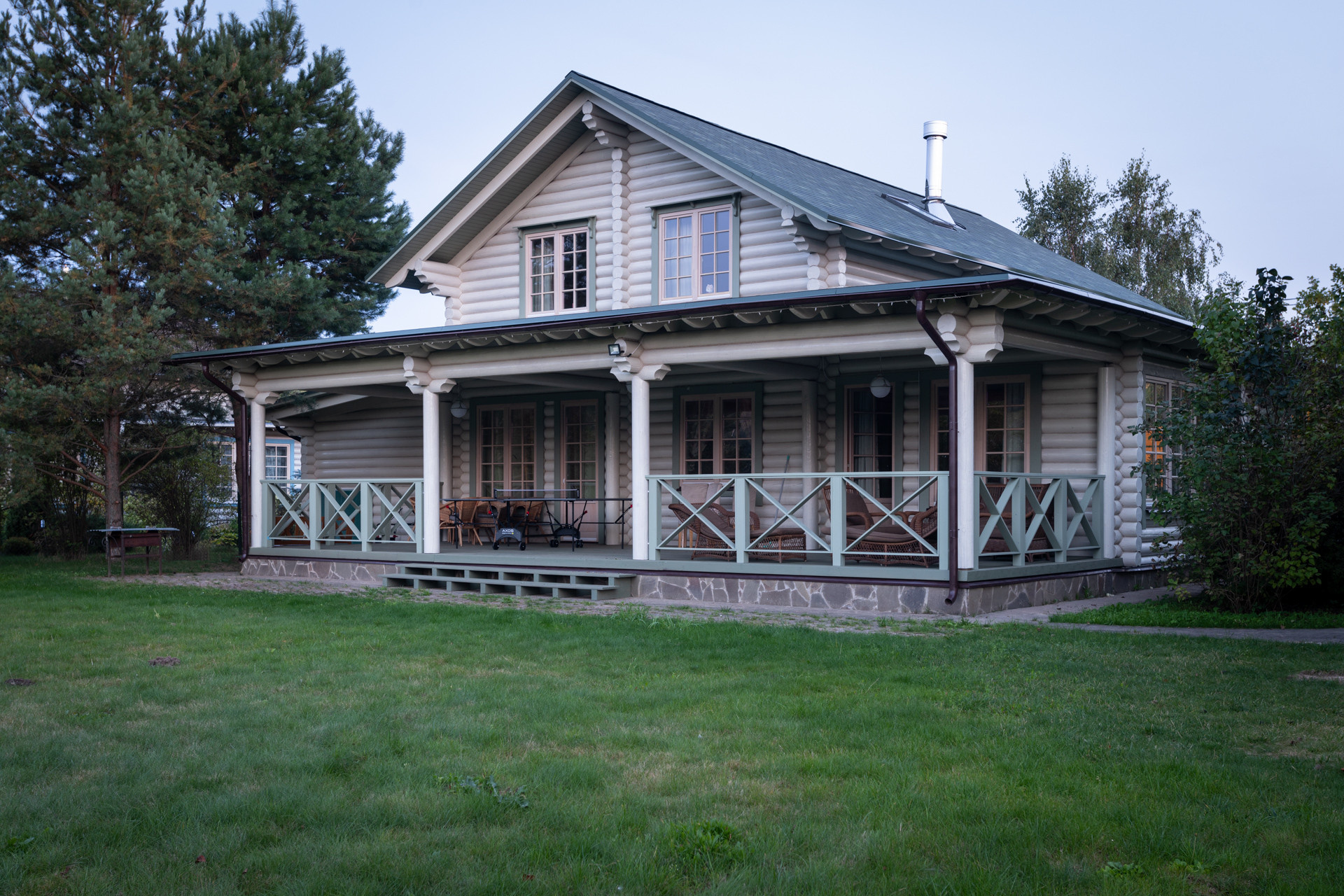 До и после: Обновление бревенчатого дома