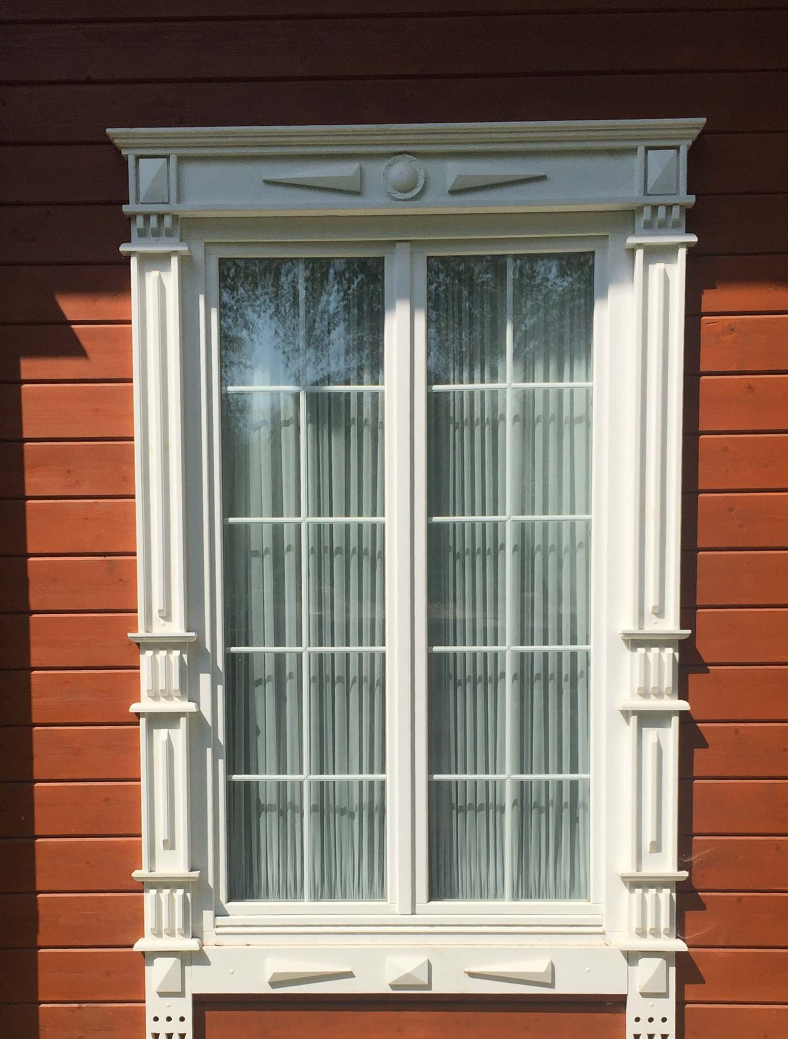 Houzz тур: Атмосфера русской усадьбы в типовом доме из бруса