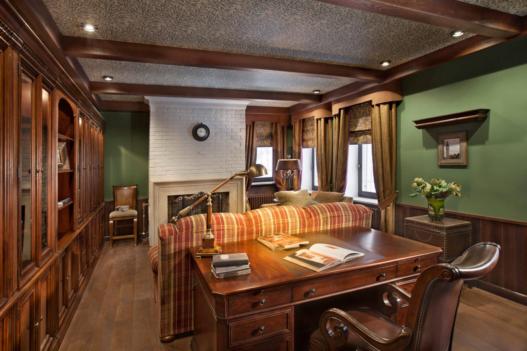 Houzz тур: Дом в духе Шерлока Холмса и шоколадного лабрадора