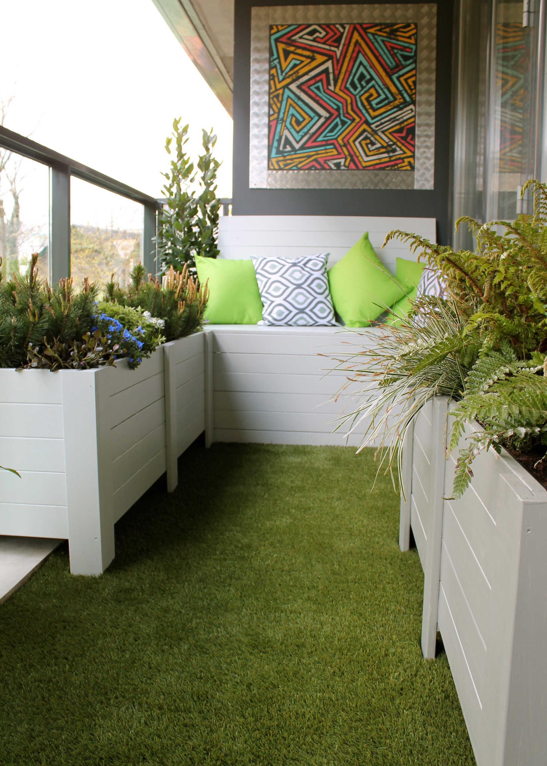 Фотоохота: 86 дизайн-идей для небольшого открытого балкончика