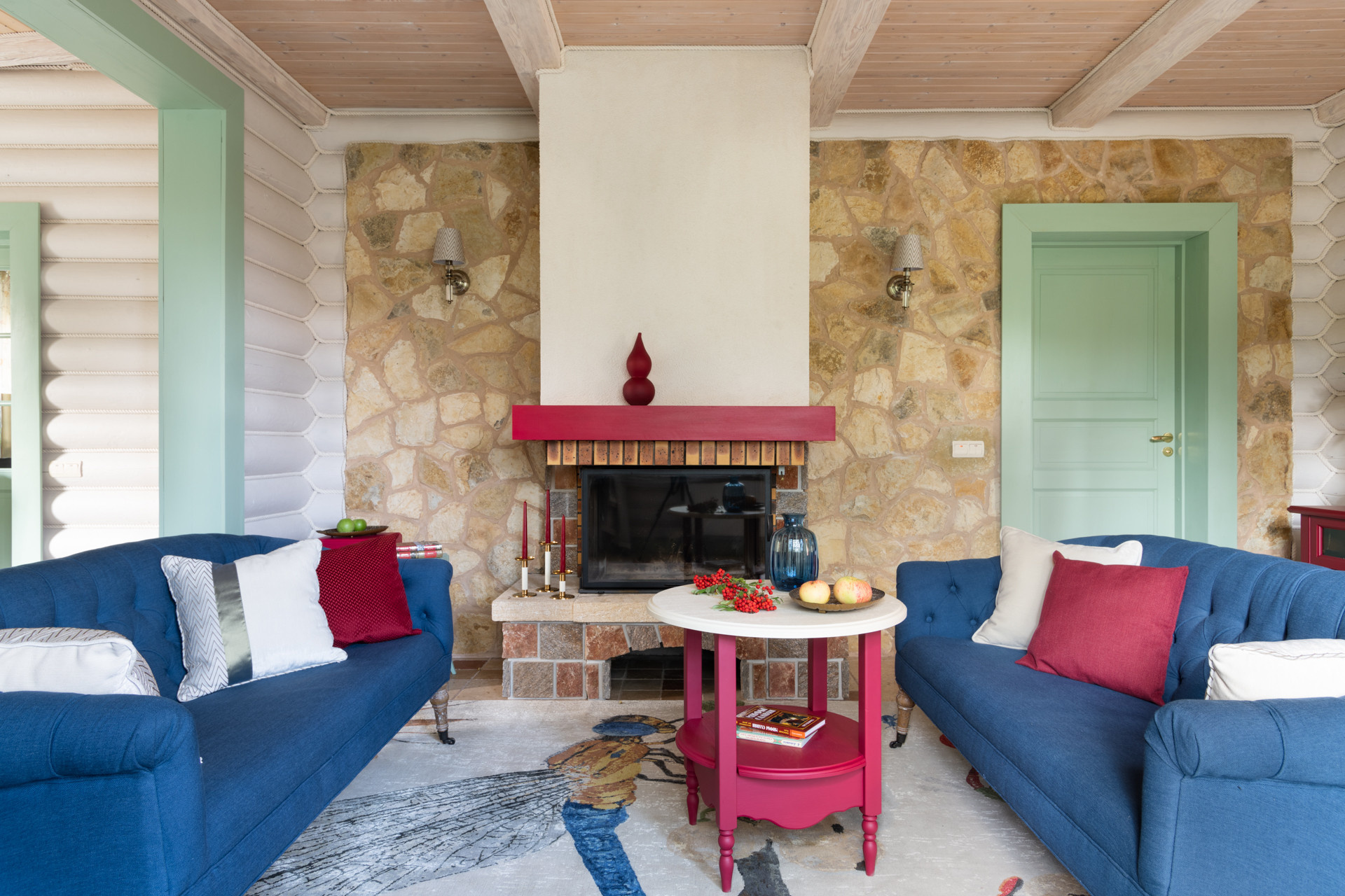 До и после: Обновление бревенчатого дома