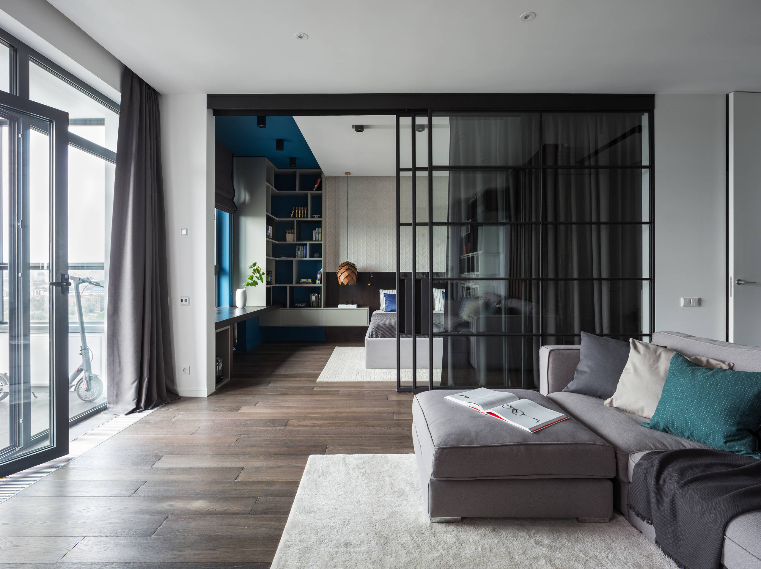 Houzz тур: Необычный интерьер для холостяка