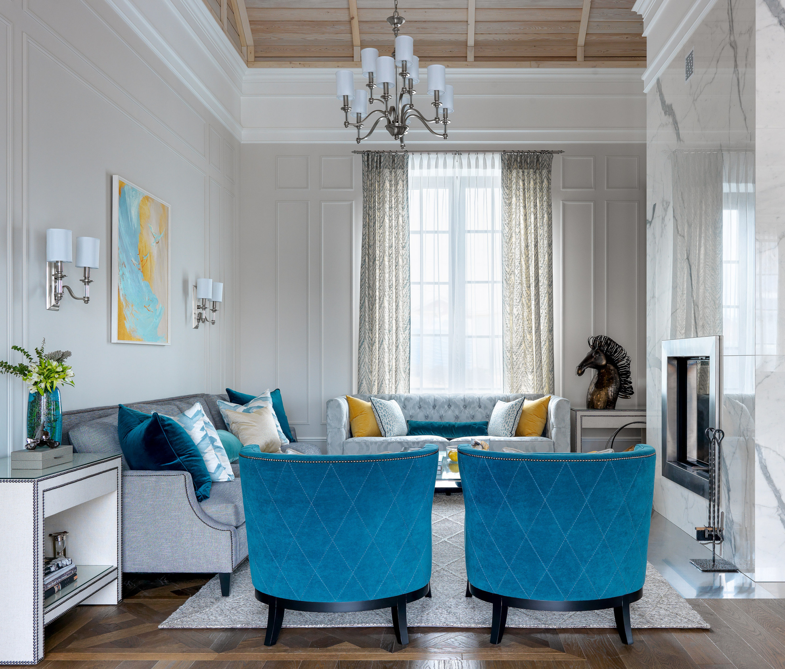 Houzz тур: Дом для гостей в стиле американской классики