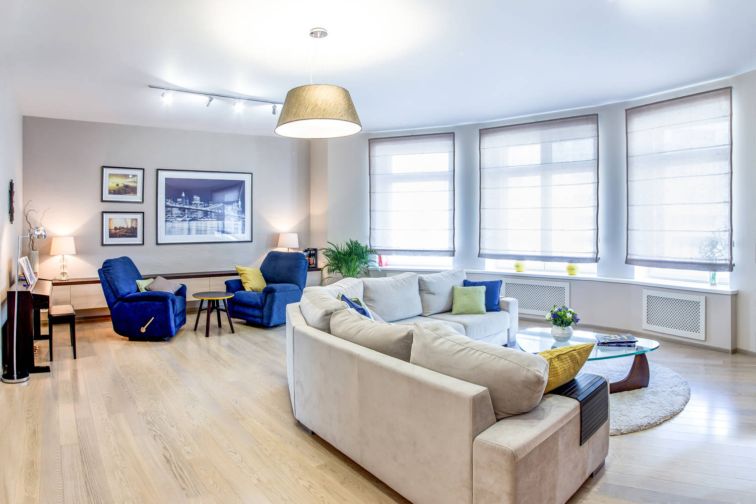 Дизайн большой комнаты