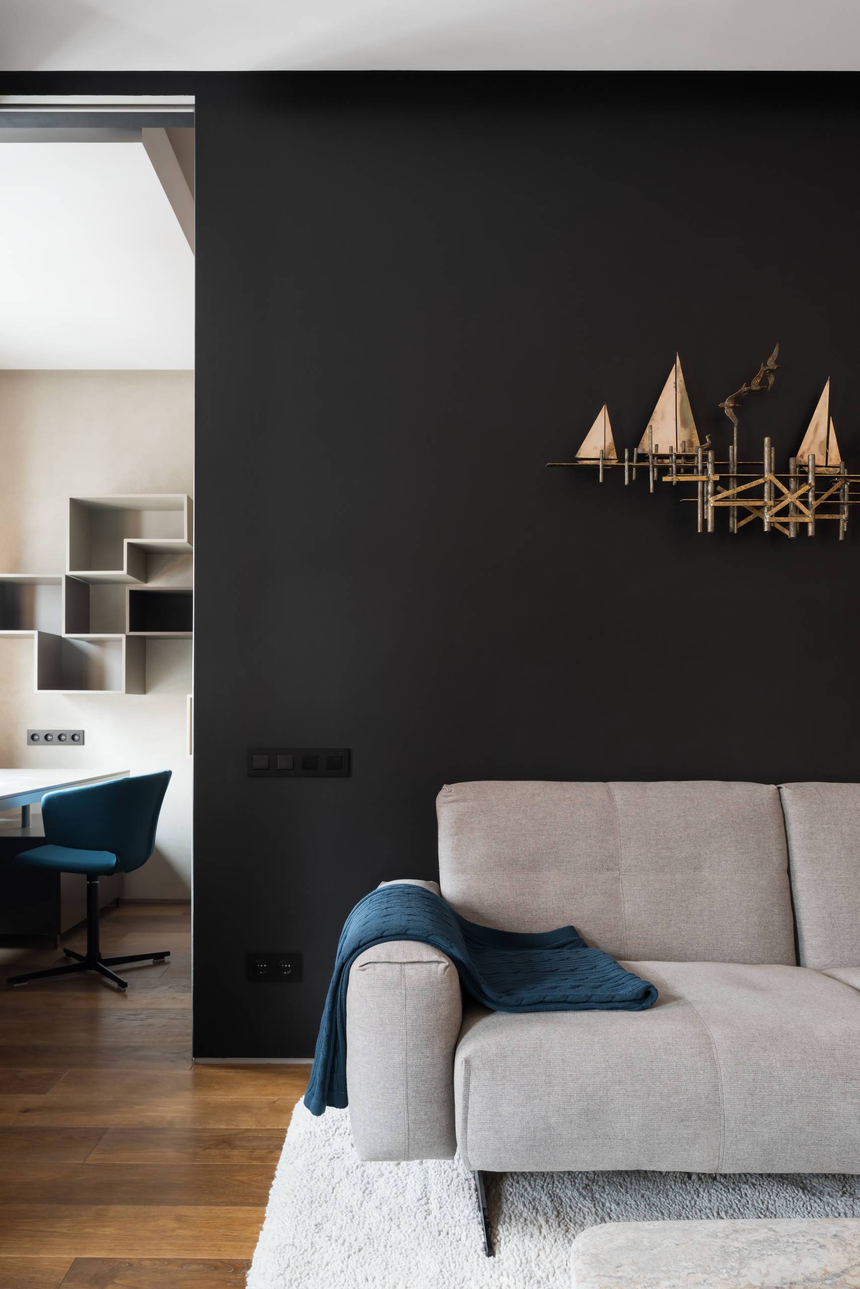 Houzz тур: Квартира молодого папы на Арбате