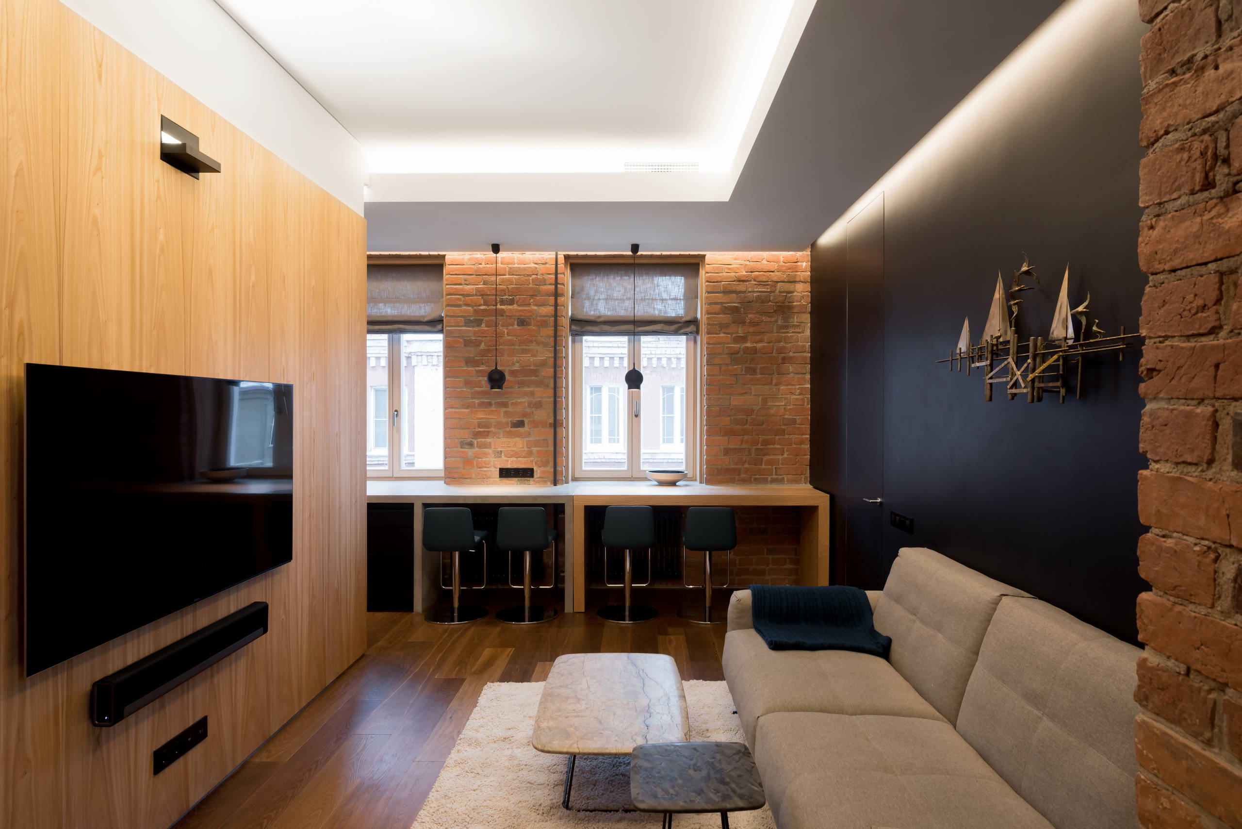 Houzz тур: Квартира молодого папы на Арбате