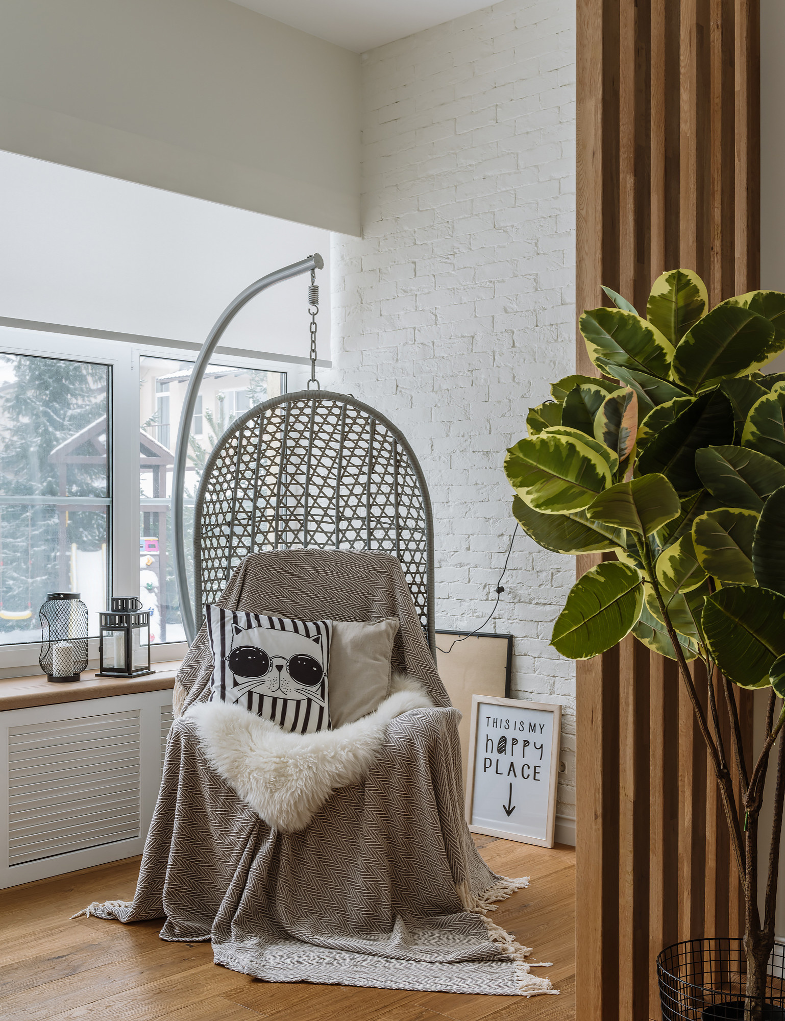 Houzz тур: Загородный дом в окружении сосен