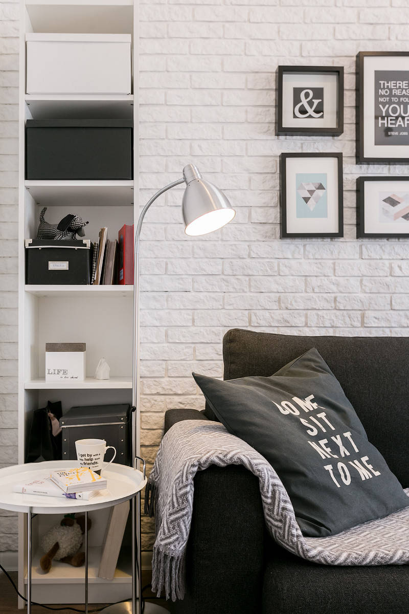 Houzz тур: Квартира с черной меловой кухней в Иваново