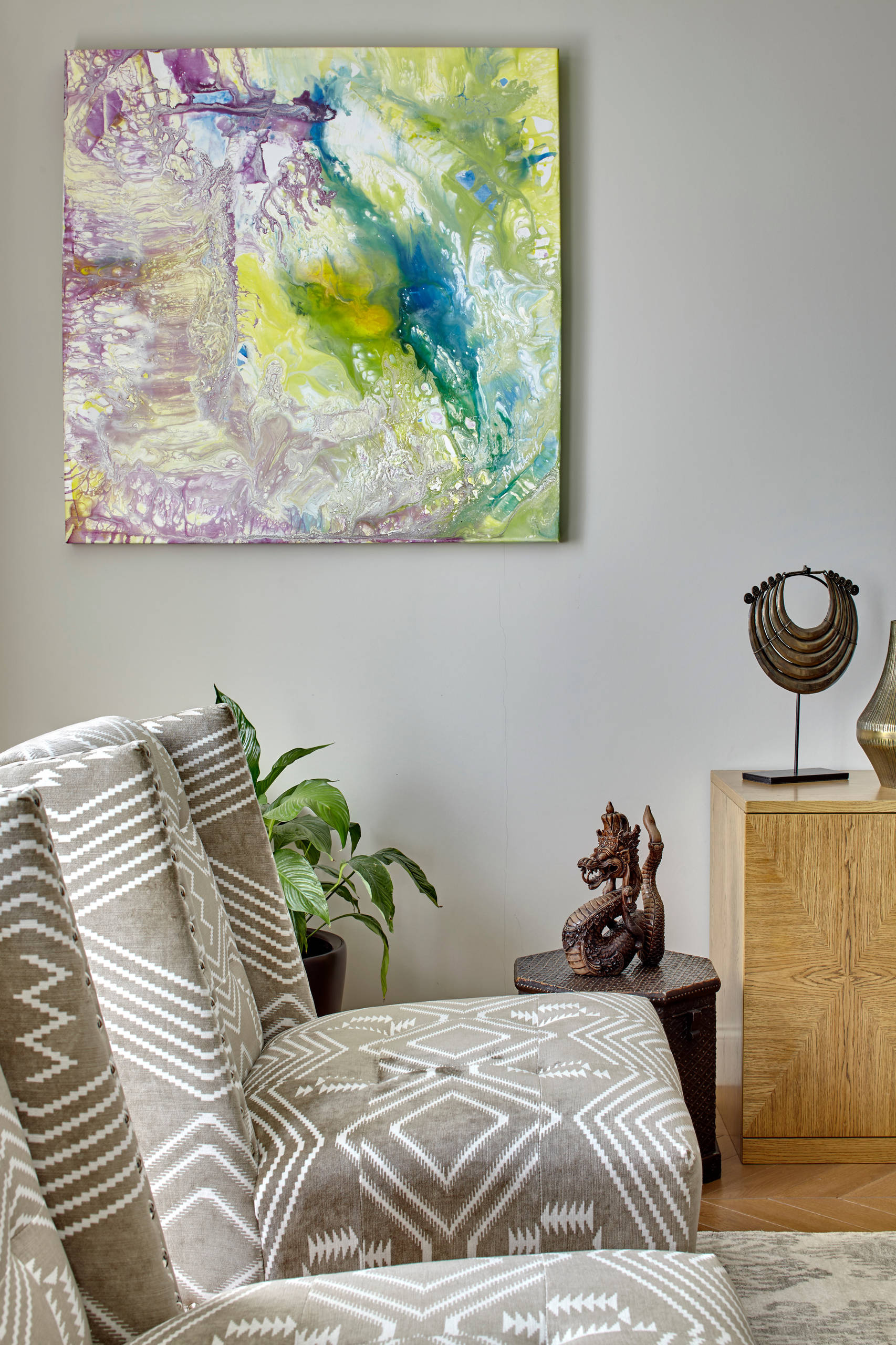 Houzz тур: Немного Индии на фоне пастельной классики в Москве