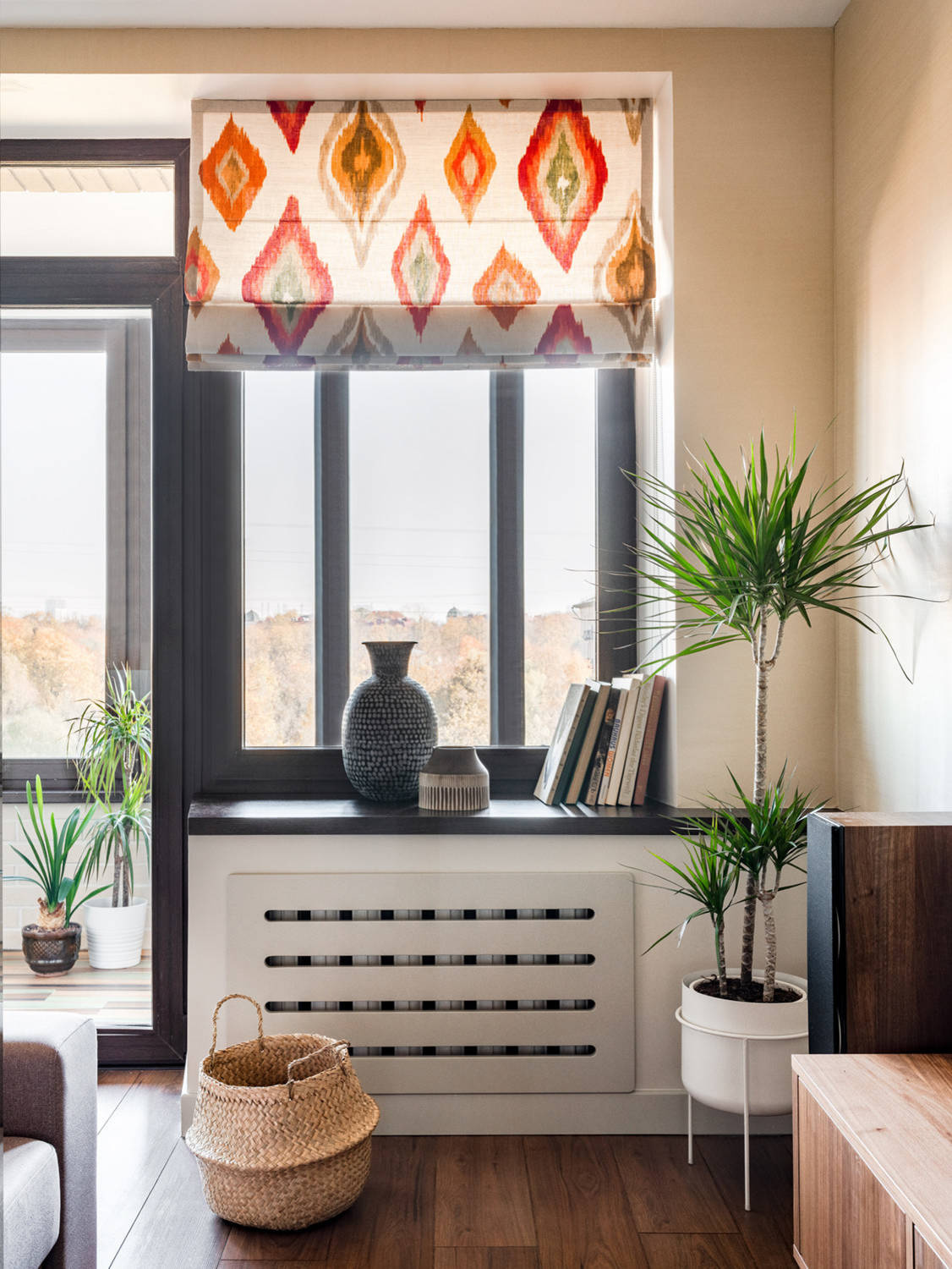 До и после: Двухкомнатная квартира с этническими деталями