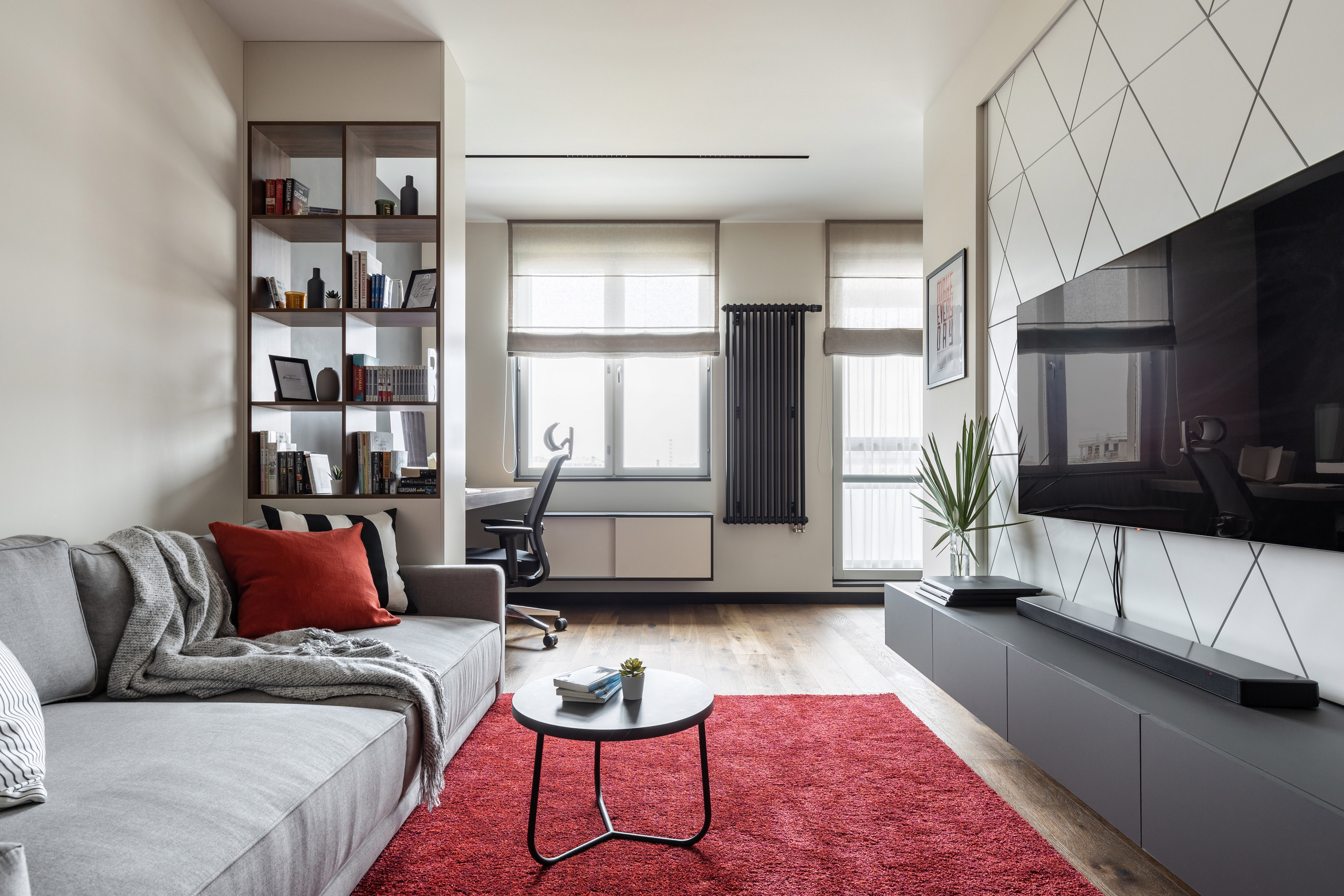 Houzz тур: Квартира с круговой планировкой для IT-специалиста