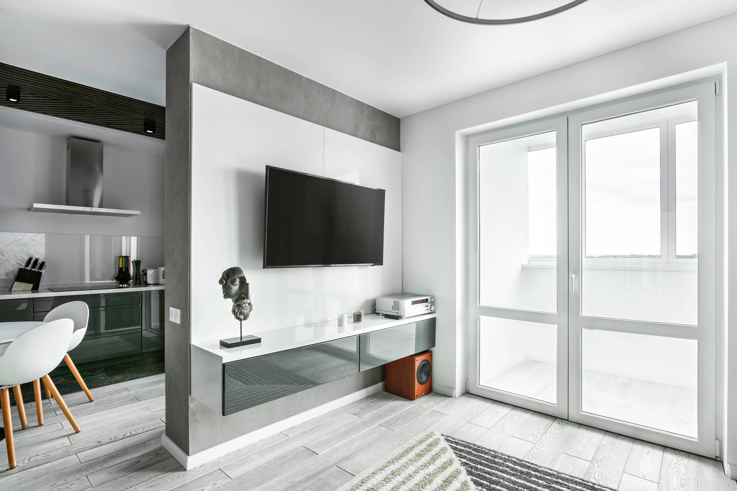 Houzz тур: «Однушка» в Серпухове с выделенной спальней