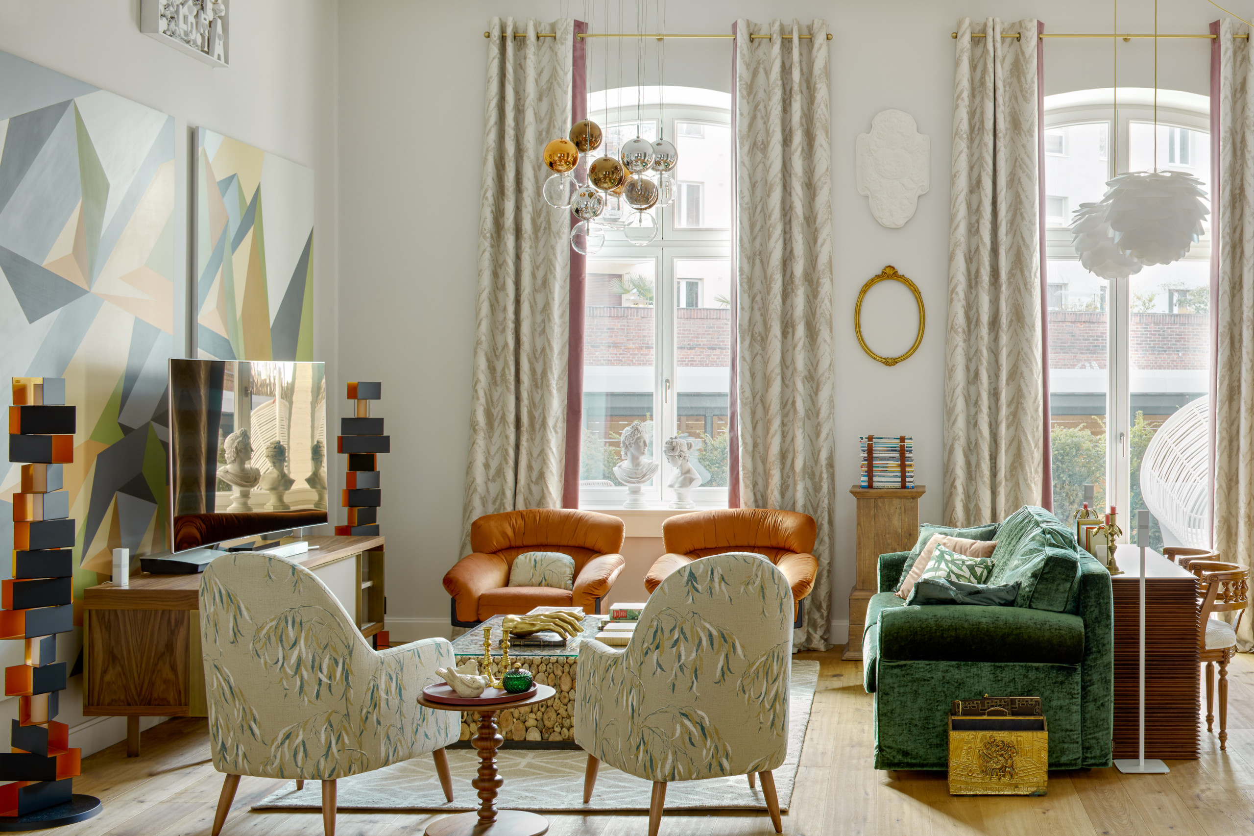 Houzz Германия: Квартира в Дюссельдорфе для русских заказчиков