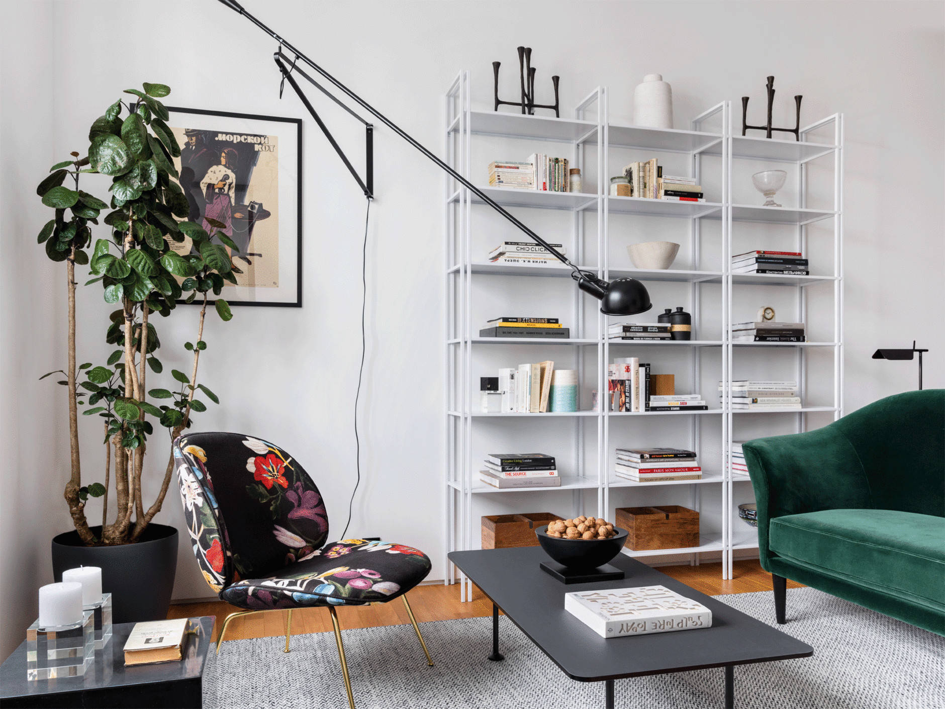 Houzz тур: Гарсоньерка с крошечной кухней