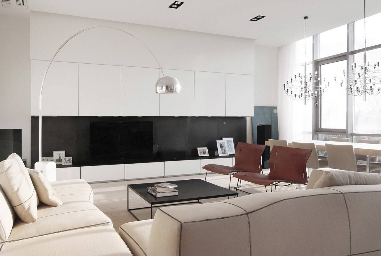 Houzz тур: Квартира на Крестовском острове с минимумом декора