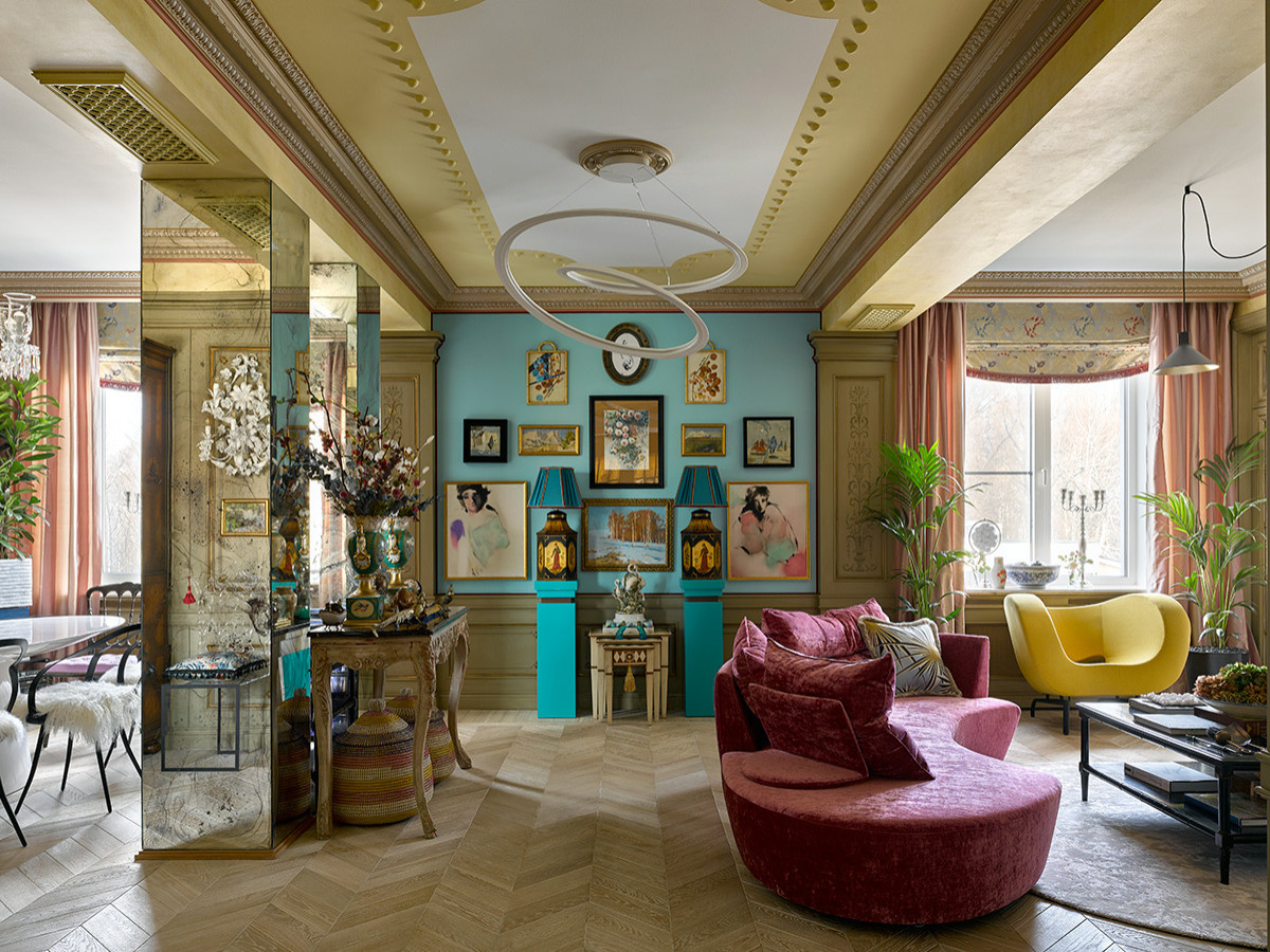 Houzz тур: Интерьер с ярким характером — без перепланировки