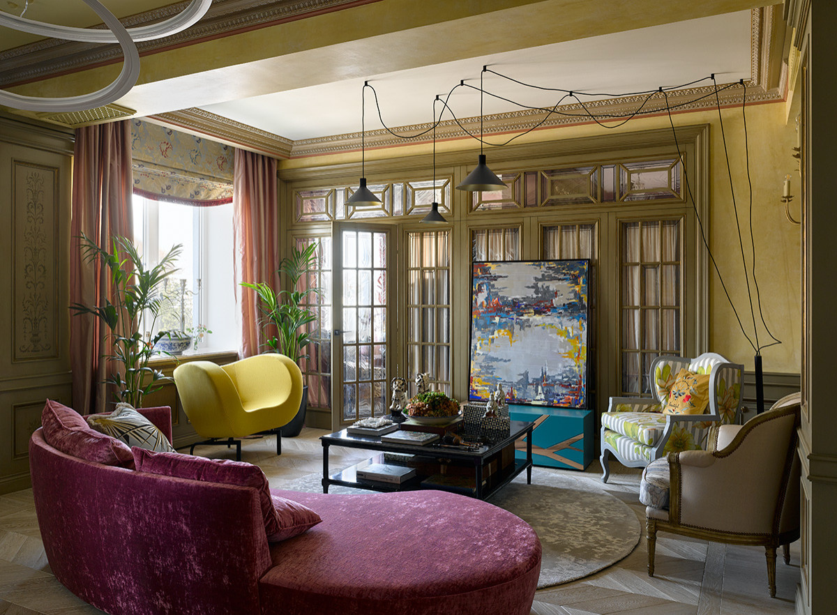 Houzz тур: Интерьер с ярким характером — без перепланировки