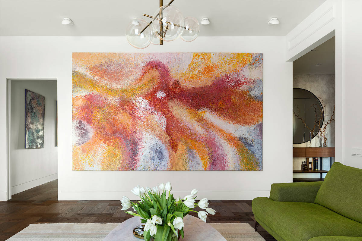 Houzz тур: Квартира с цветными... потолками