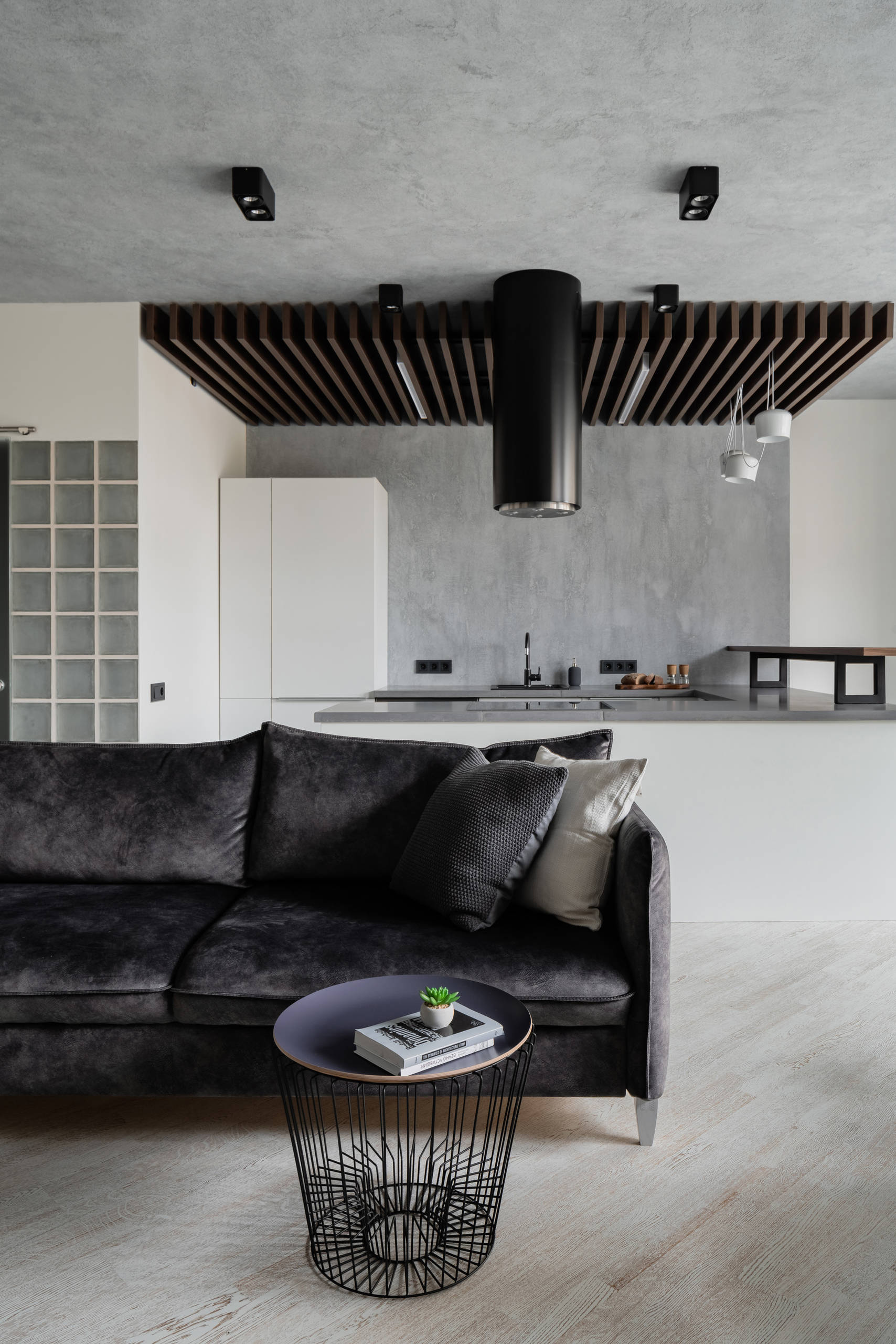 Houzz тур: Стеклоблоки вместо стен и минимум дверей в Петербурге