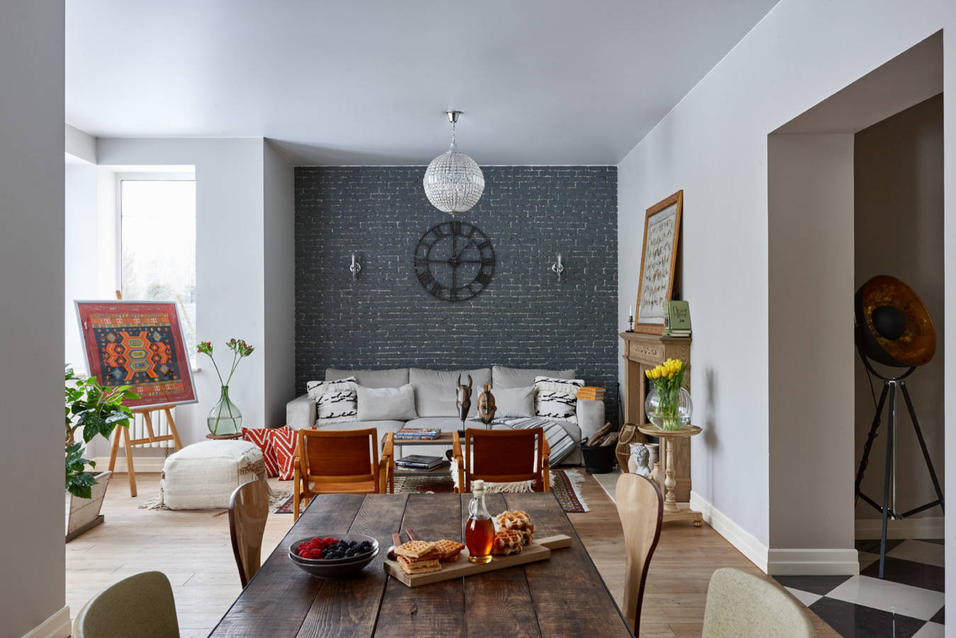 В гостях: Винтажные каре в доме дизайнера на Новой Риге