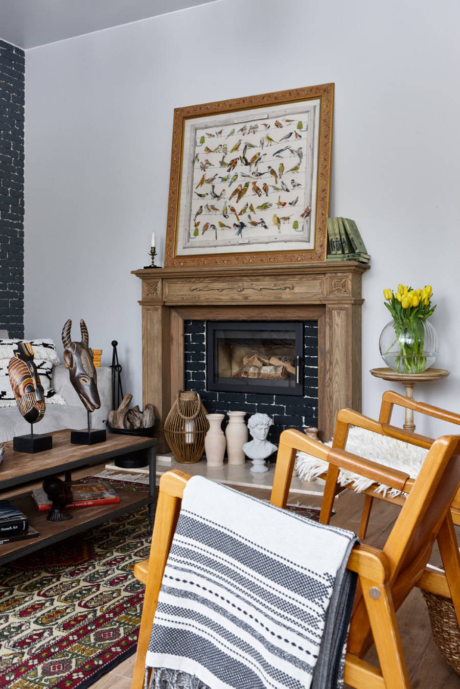 В гостях: Винтажные каре в доме дизайнера на Новой Риге